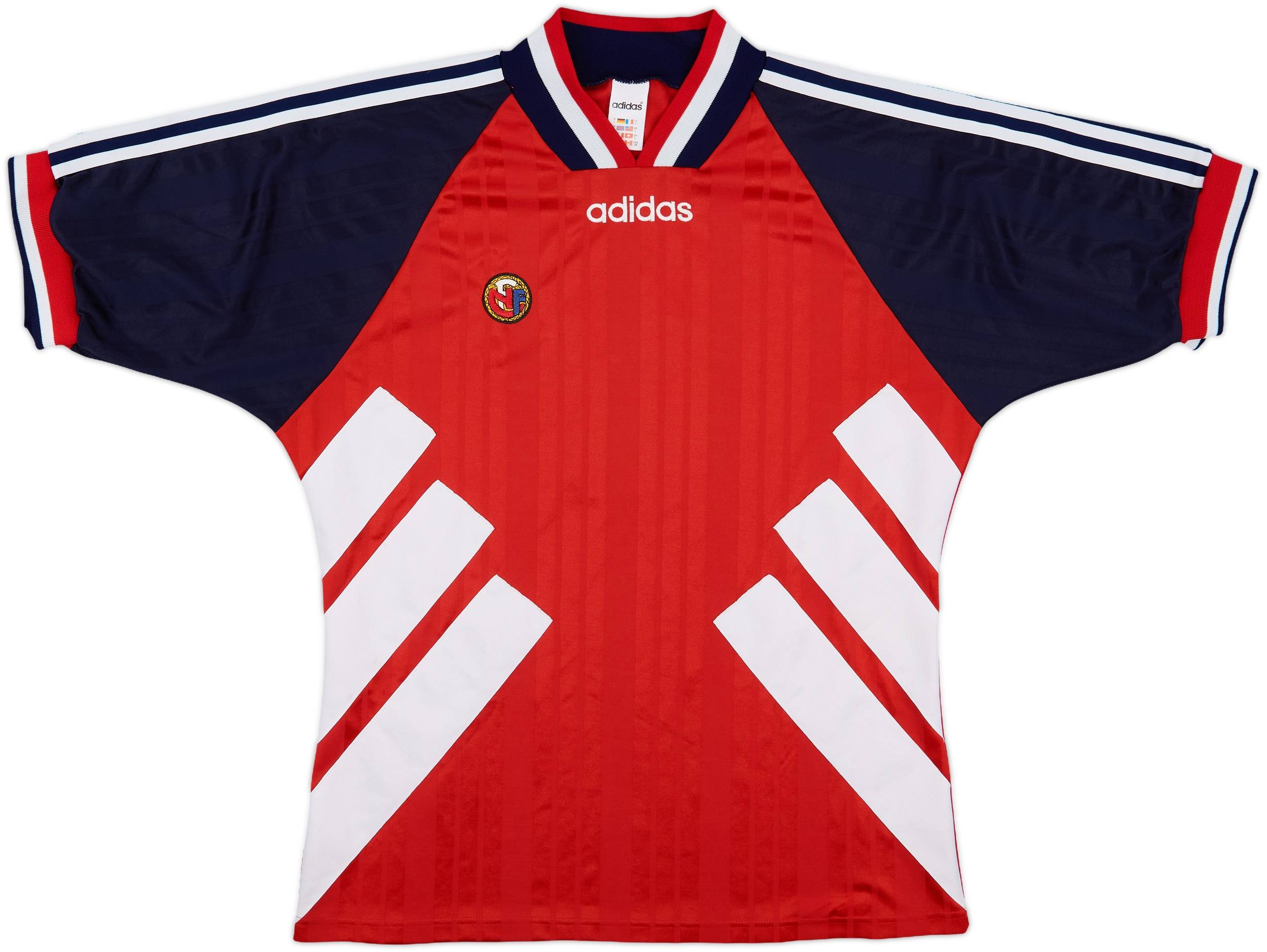 1994-96 Norway Home Shirt #8 - 9/10 - (L)