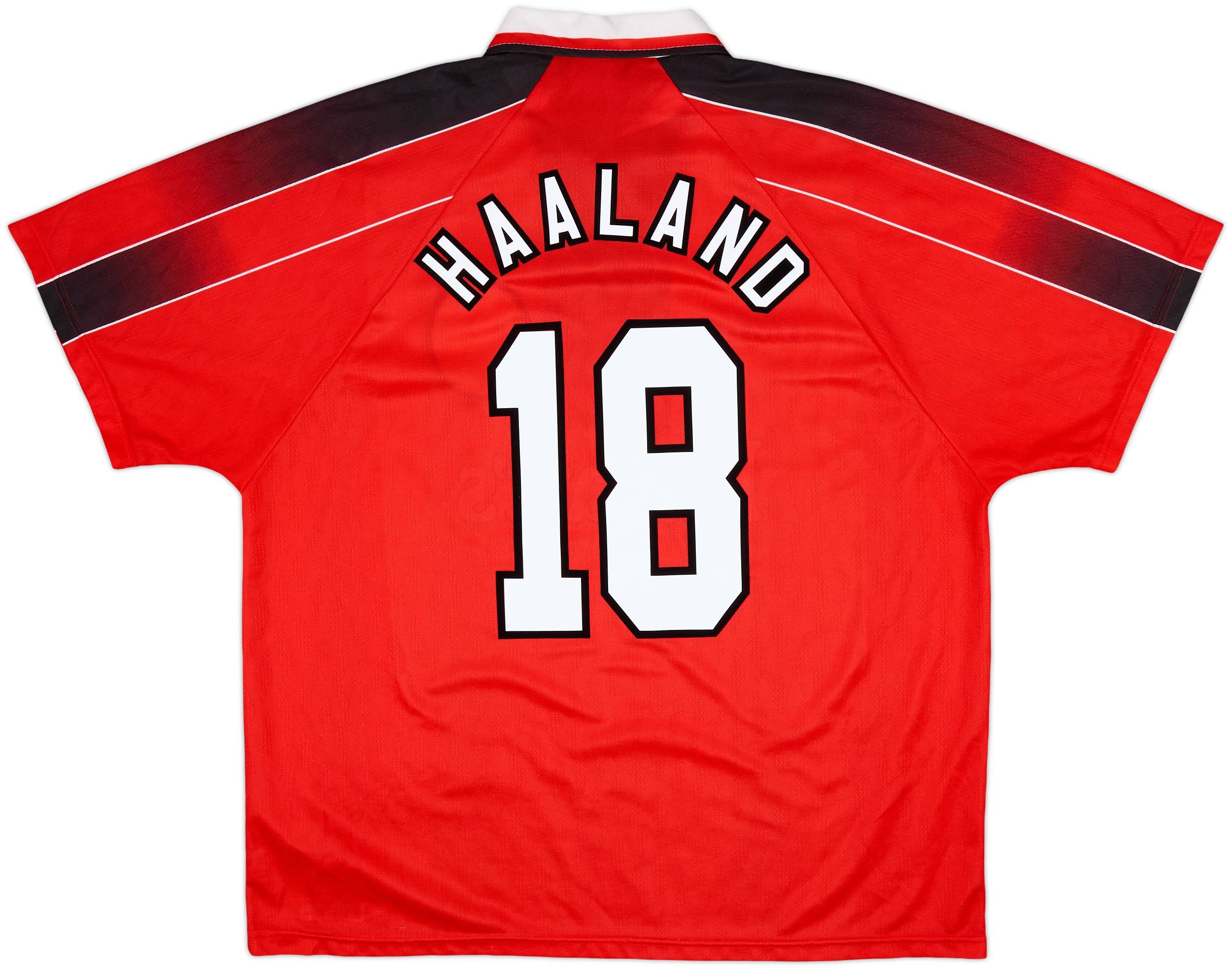 1996-97 Nottingham Forest Home Shirt Haaland #18 - 8/10 - (XXL)