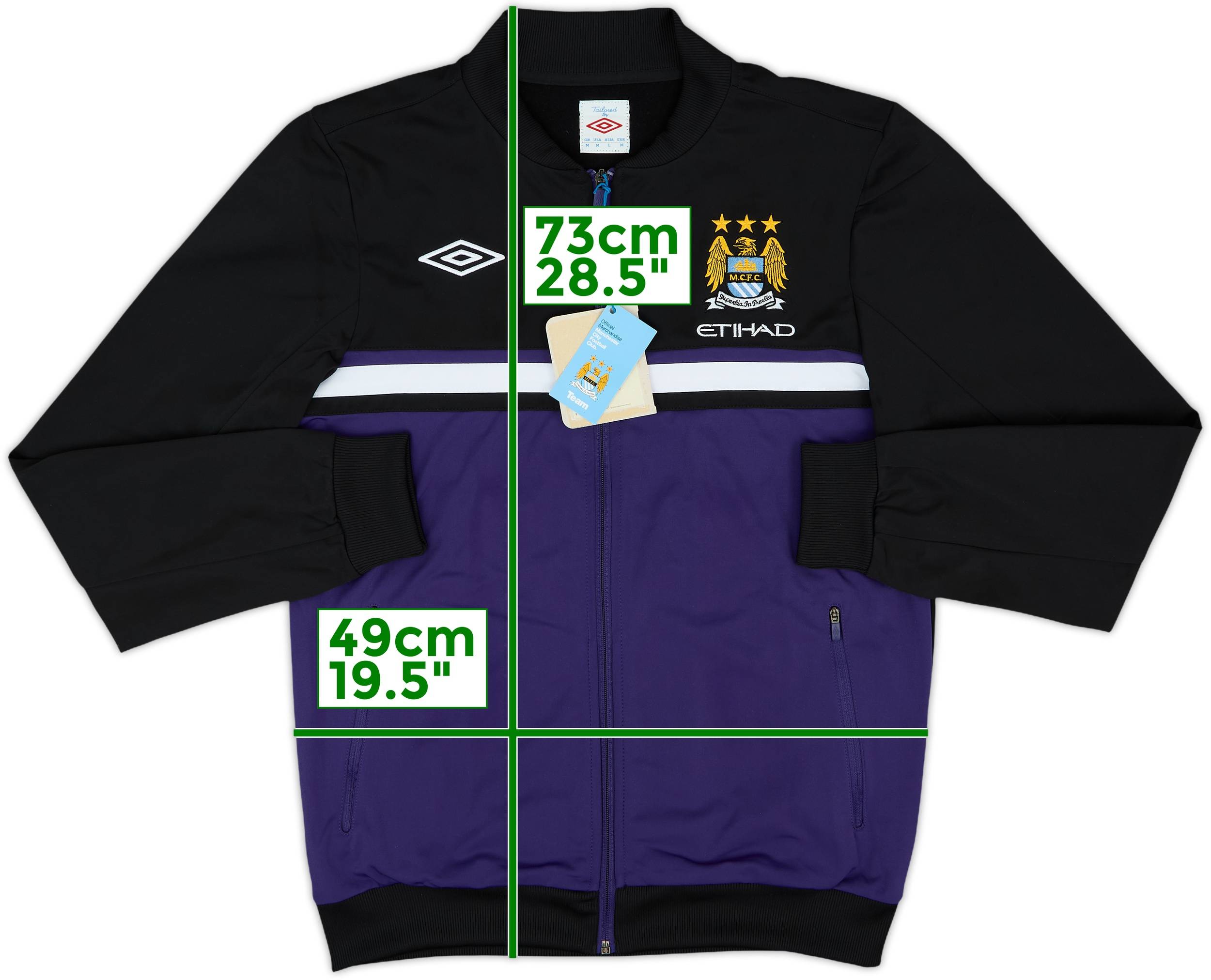 ほぼ新品 Umbro × Manchester City jacket 2012-13 Manchester City Umbro Track Jacket (M)