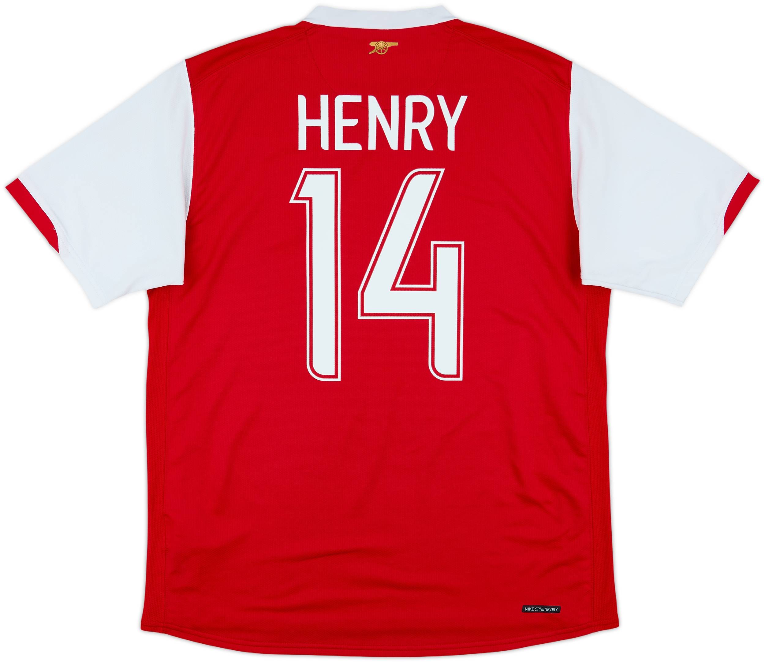 2006-08 Arsenal Home Shirt Henry #14 - 6/10 - (M)