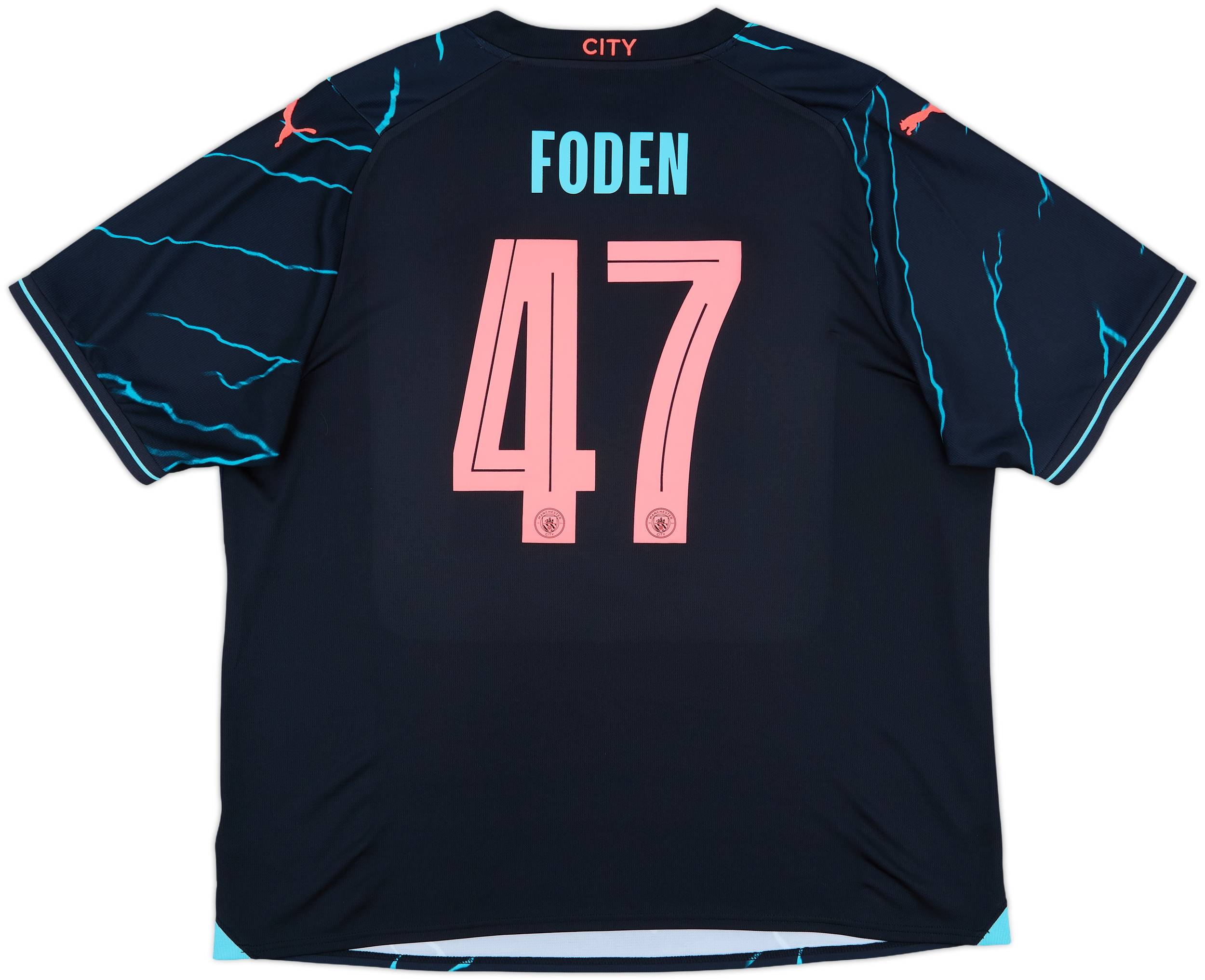 2023-24 Manchester City Third Shirt Foden #47 - 9/10 - (XXL)