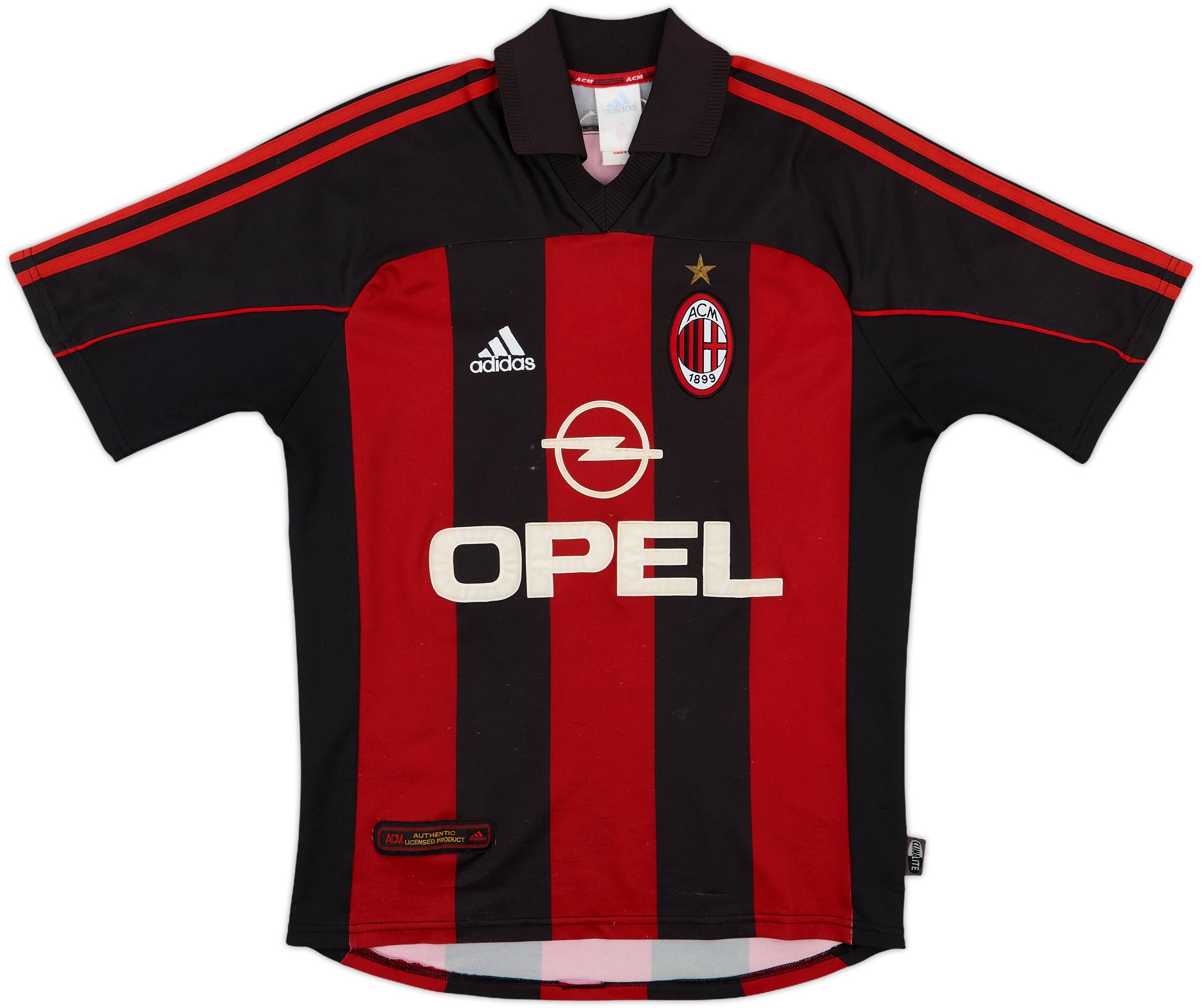 2000-02 AC Milan Home Shirt - 5/10 - (S)
