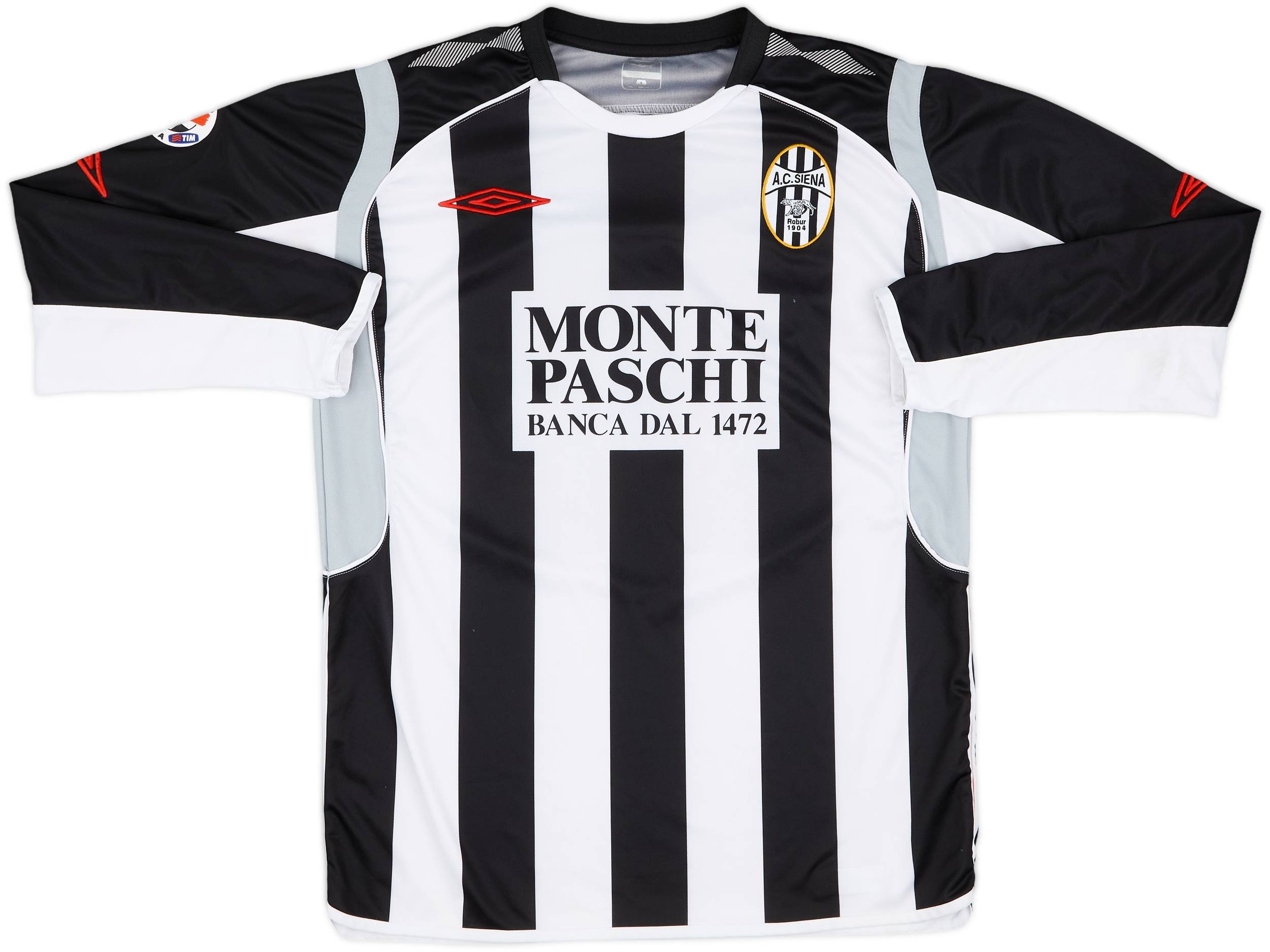 2008-09 Siena Match Issue Home L/S Shirt Zito #33