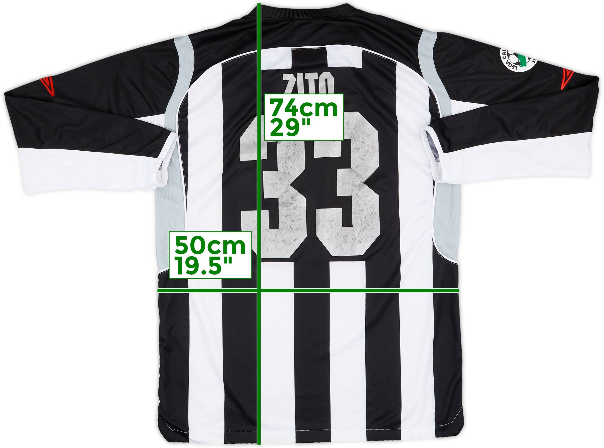 2008-09 Siena Match Issue Home L/S Shirt Zito #33