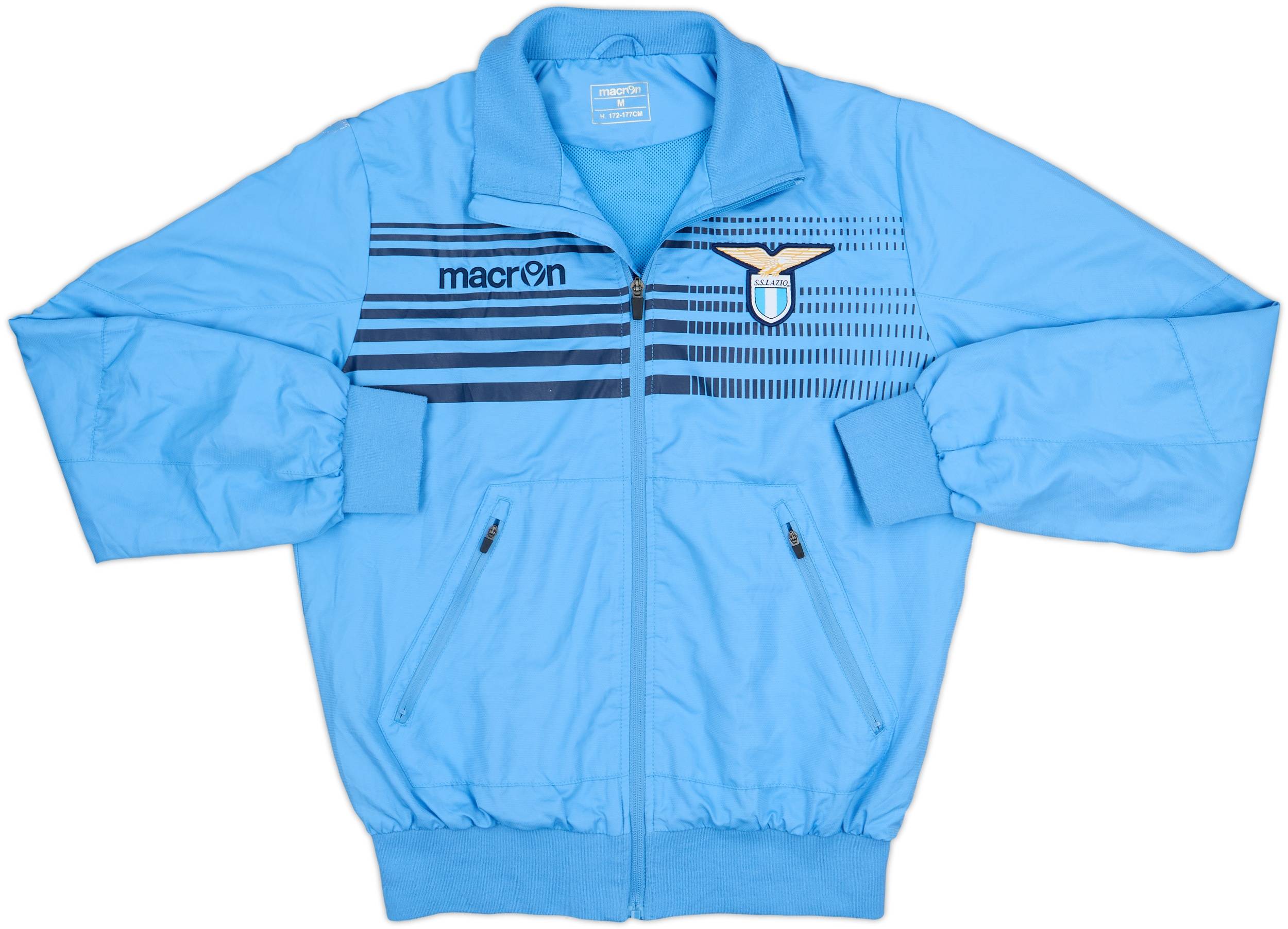 2012-13 Lazio Macron Track Jacket - 7/10 - (M)