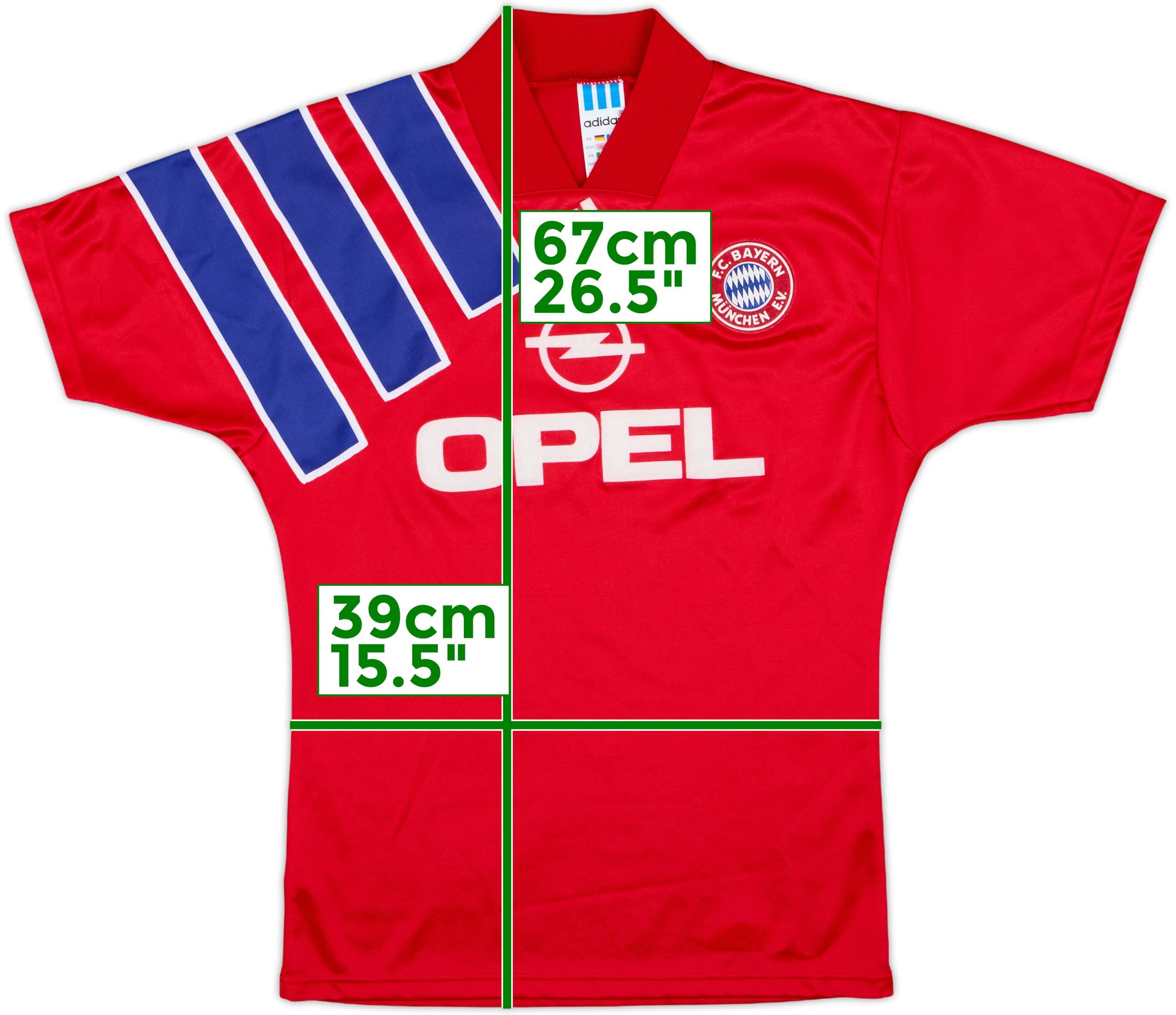 1991-93 Bayern Munich Home Shirt - 8/10 - (XS)