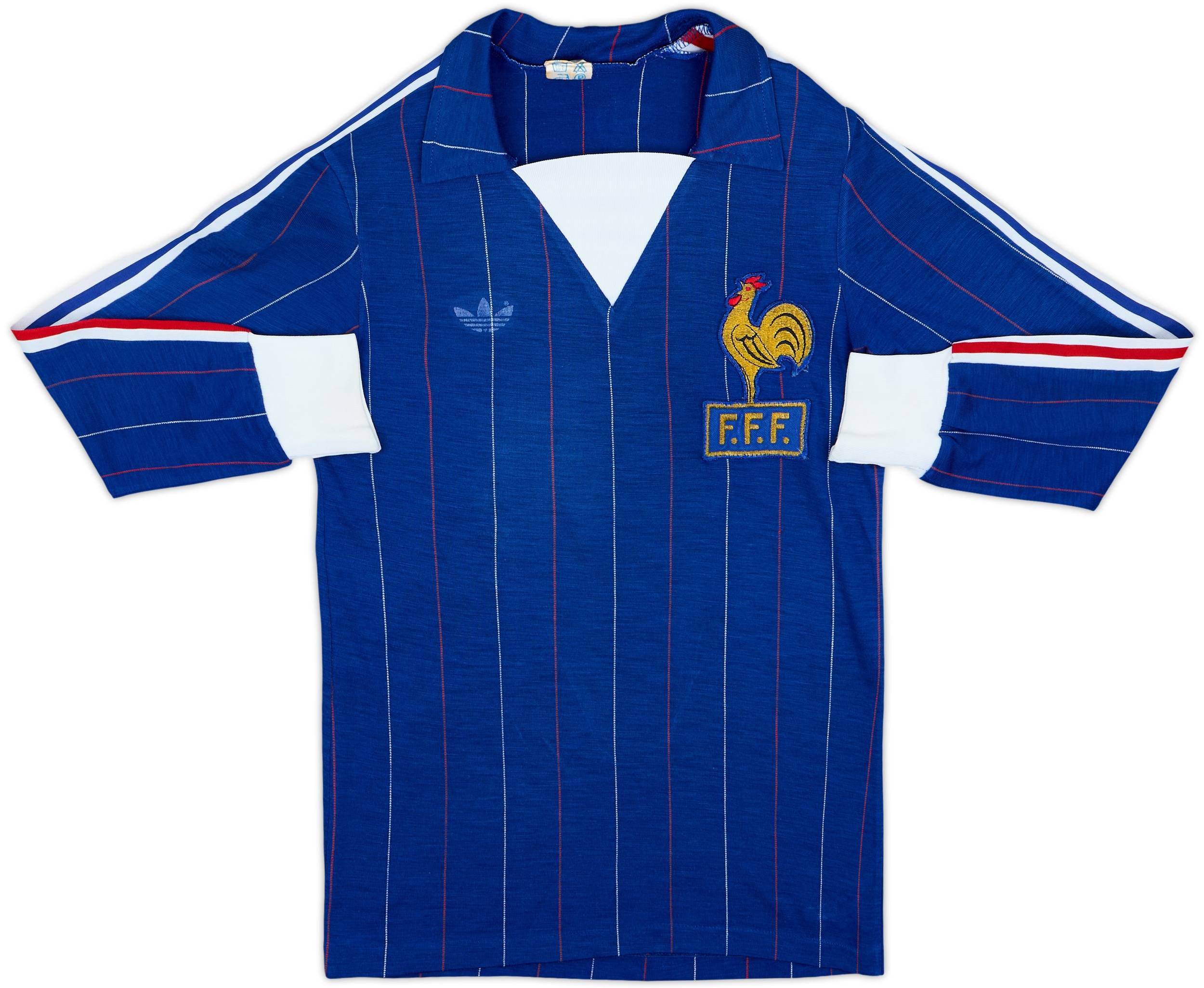 1980-82 France Home L/S Shirt - 6/10 - (XS)