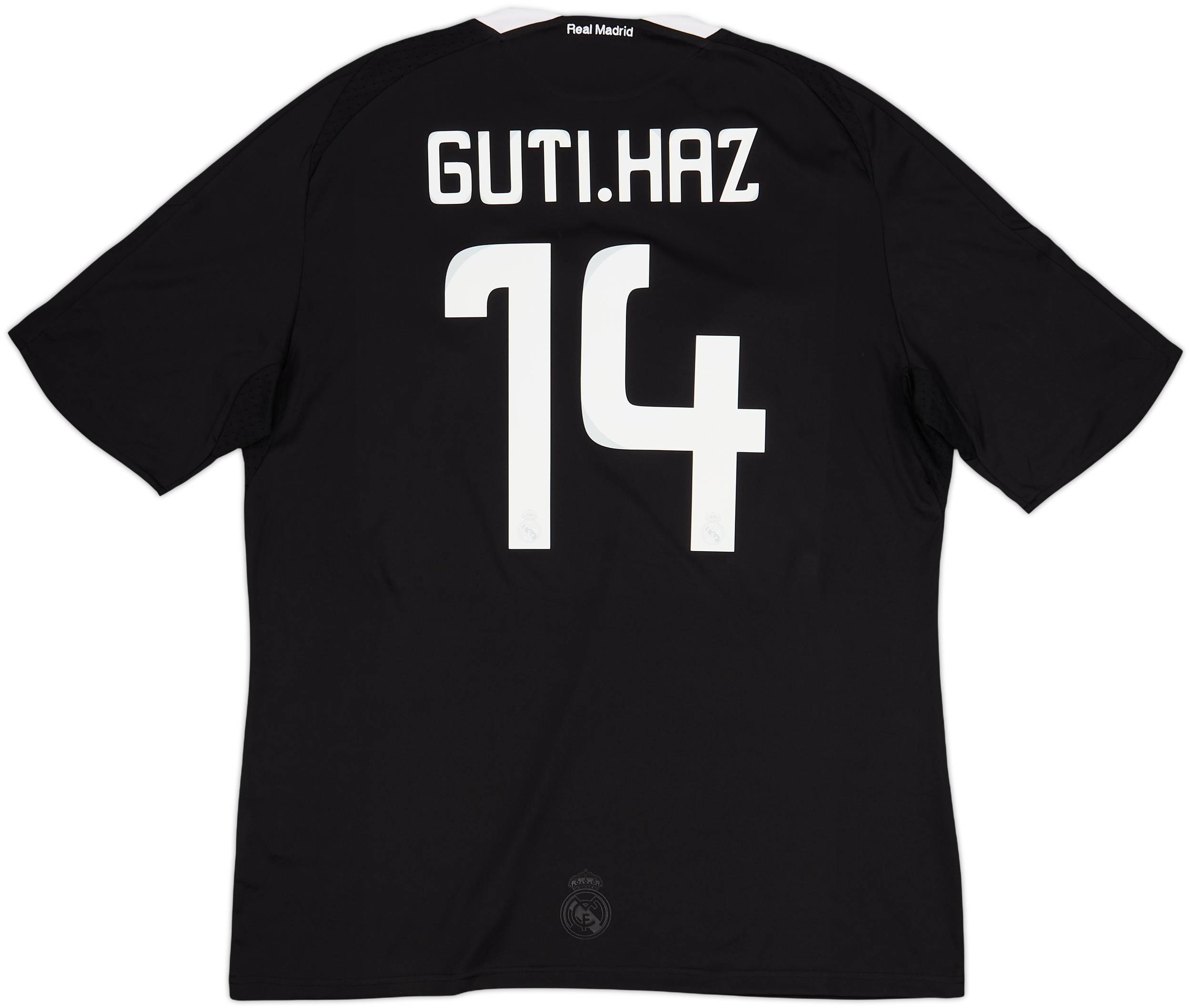 2008-09 Real Madrid CL Third Shirt Guti. Haz #14 - 7/10 - (XL)