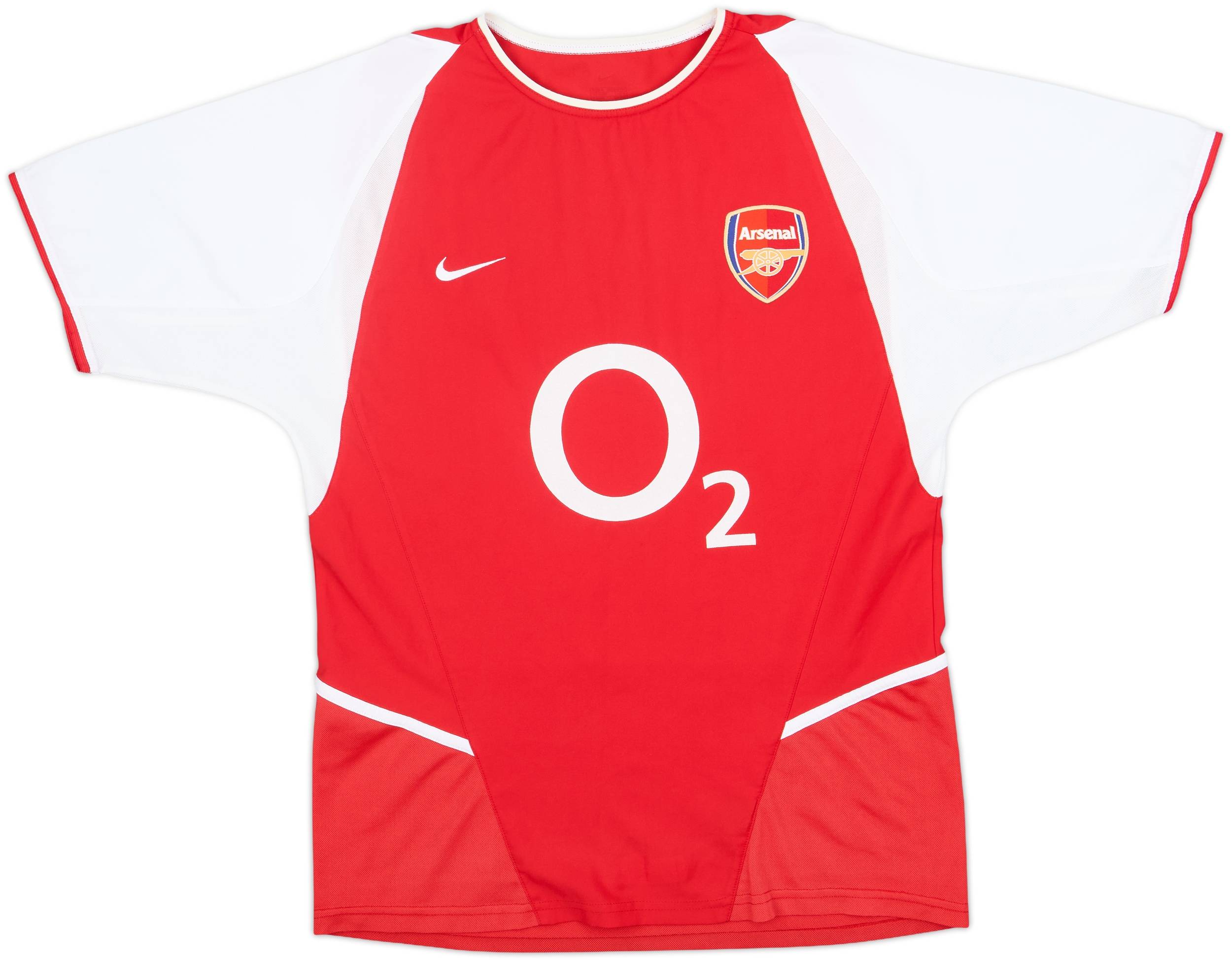 2002-04 Arsenal Home Shirt Bergkamp #10 - 8/10 - (L)