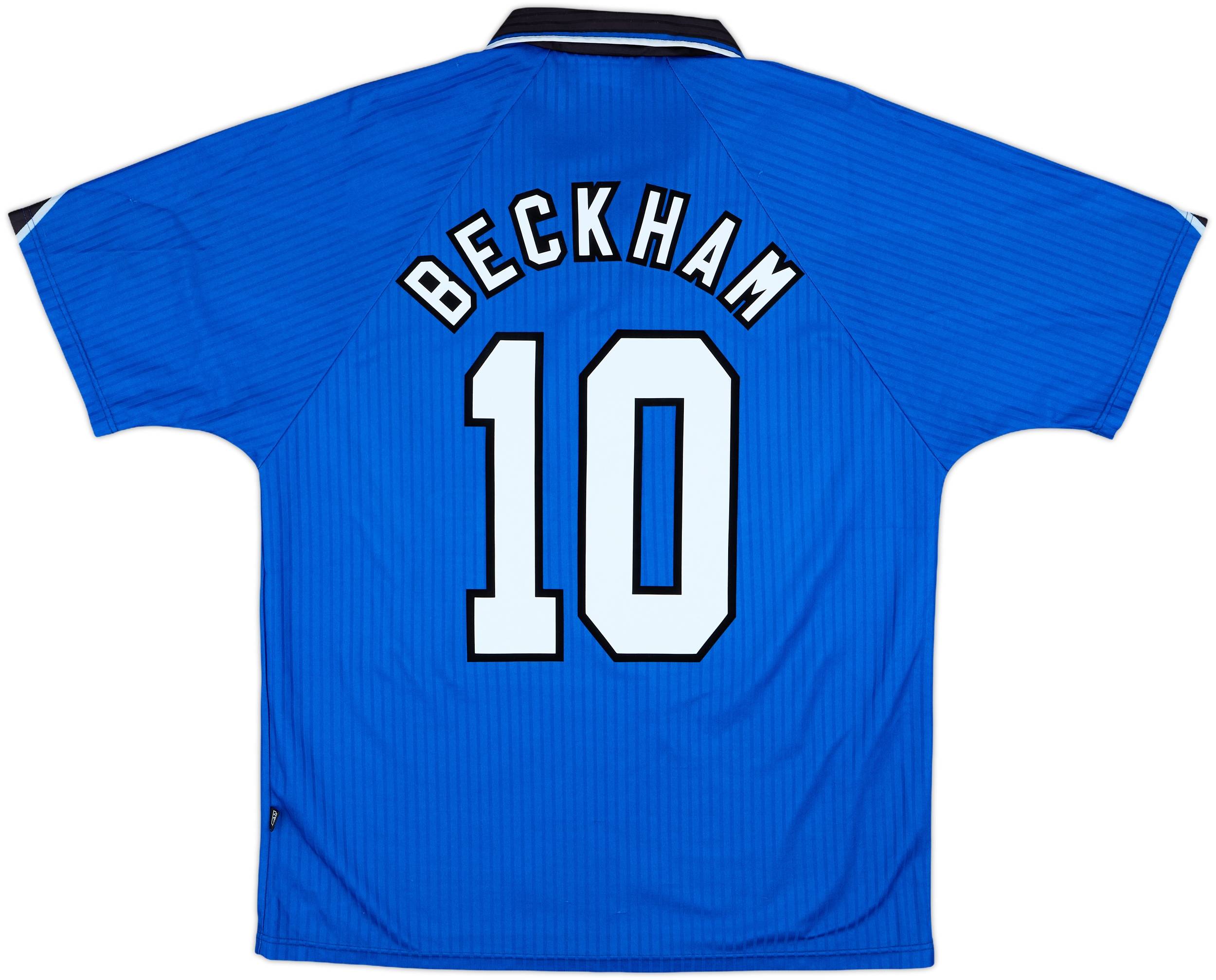 1996-98 Manchester United Third Shirt Beckham #10 - 9/10 - (L)