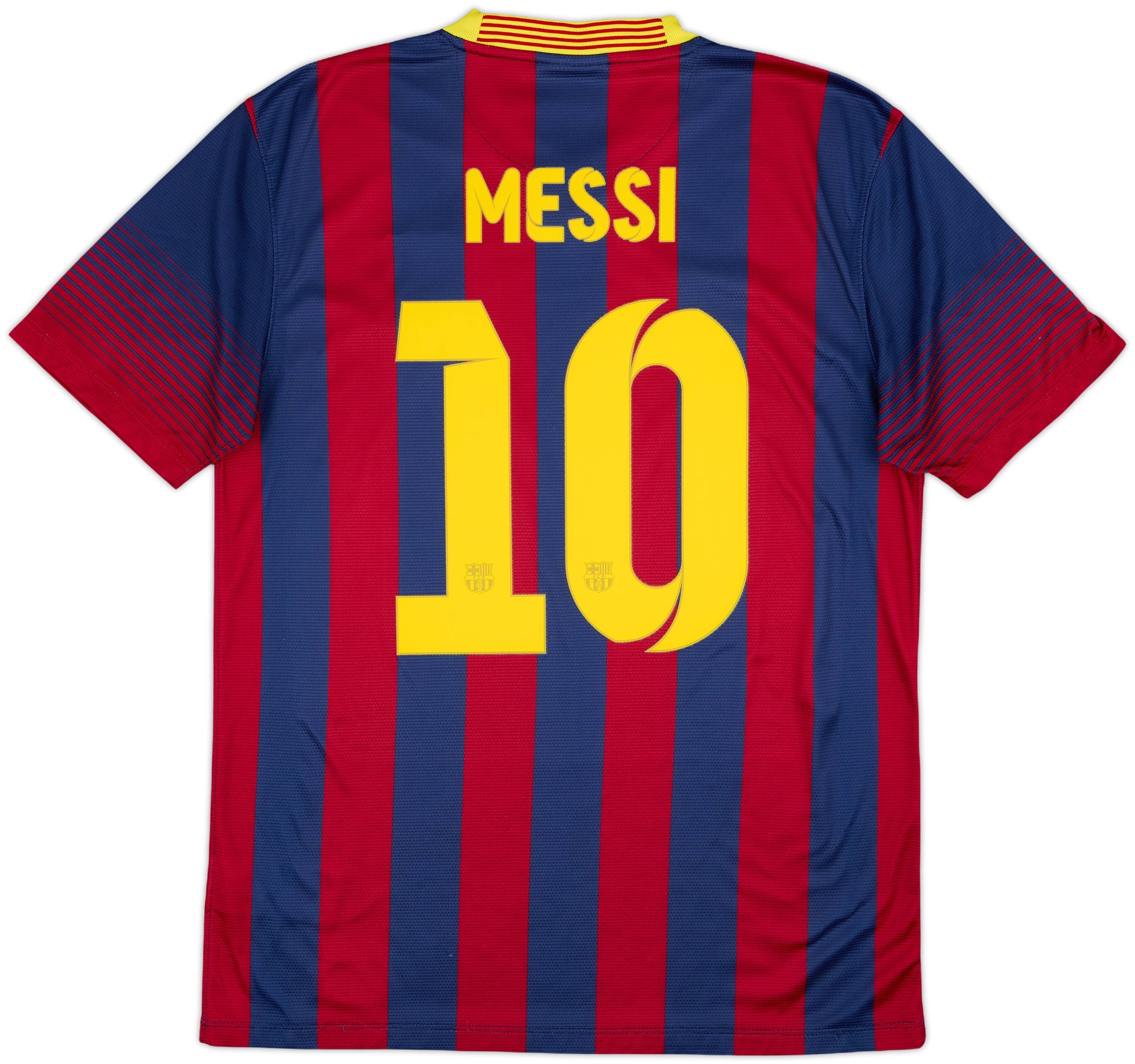2013-14 Barcelona Home Shirt Messi #10 - 8/10 - (M)