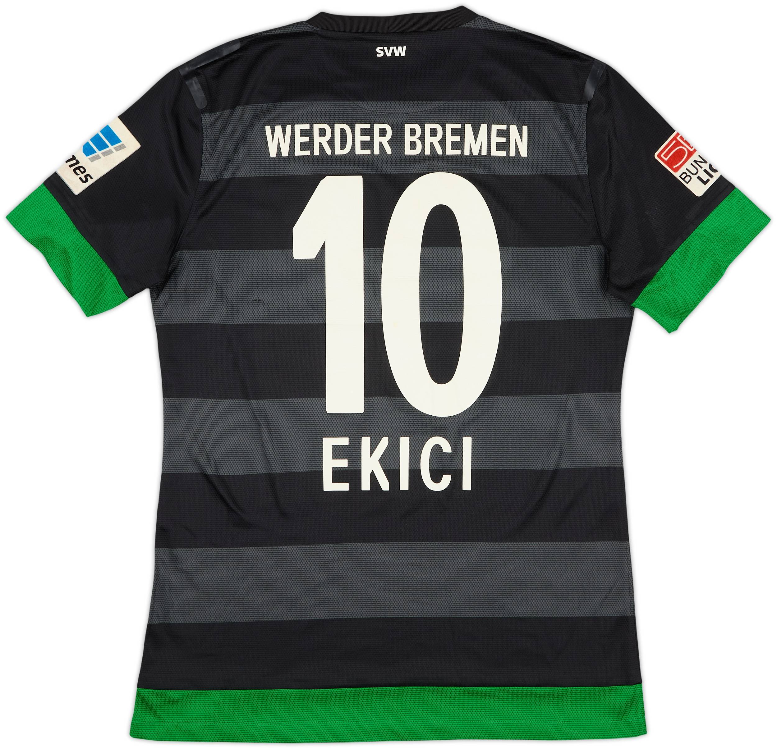2012-13 Werder Bremen Match Issue Away Shirt Ekici #10
