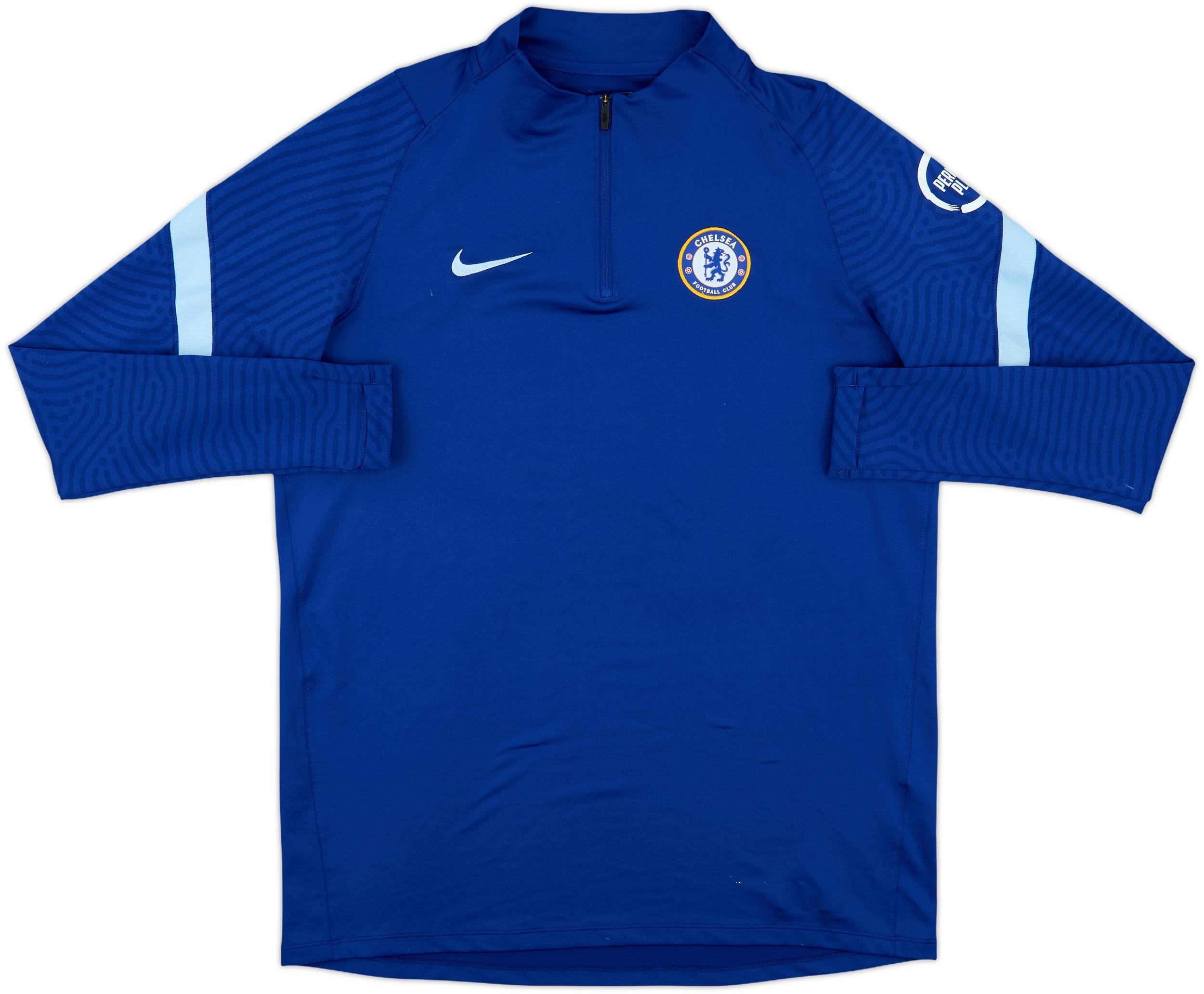 2020-21 Chelsea Nike 1/4 Zip Training Top - 8/10 - (L)