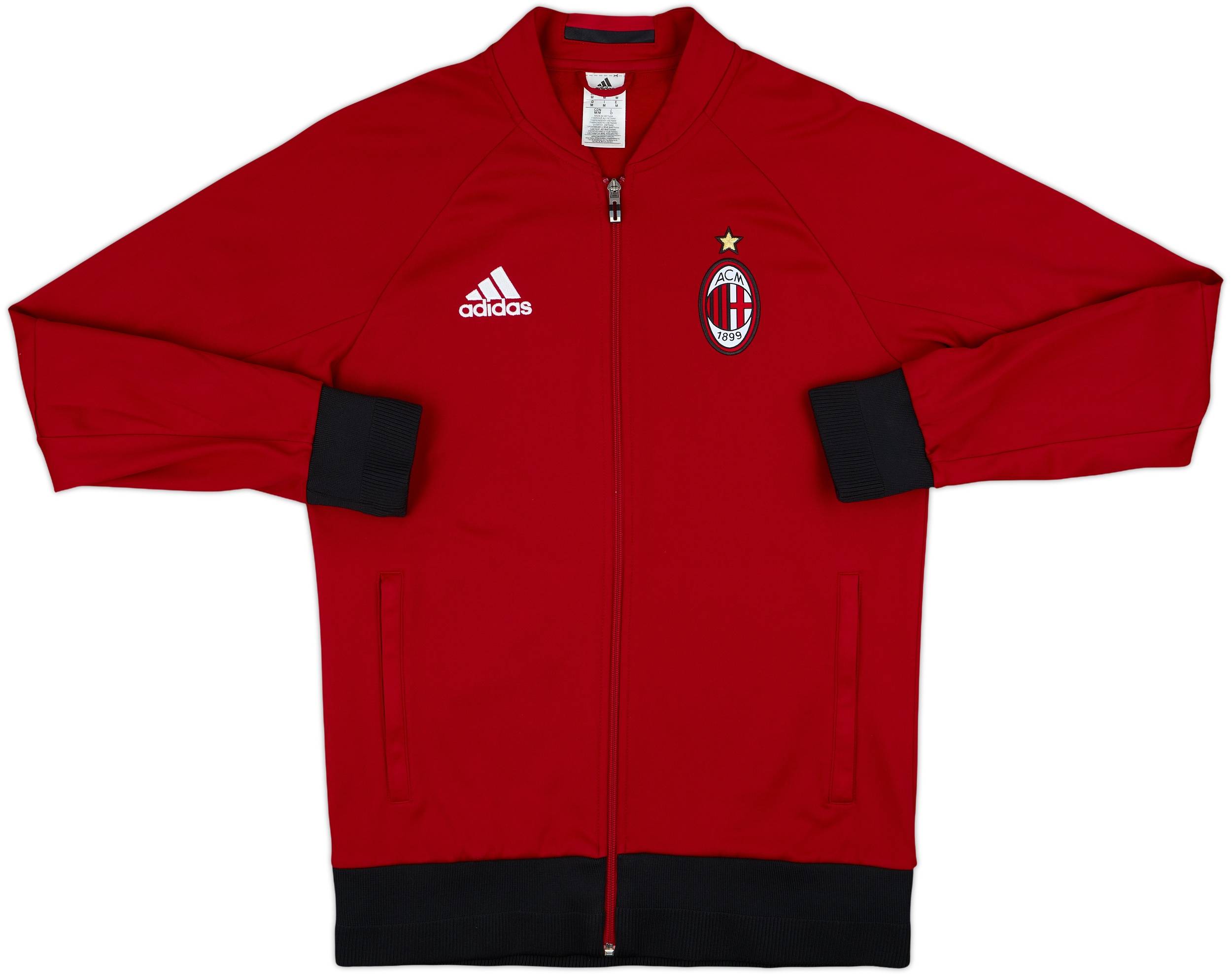 2016-17 AC Milan adidas Track Jacket - 6/10 - (M)