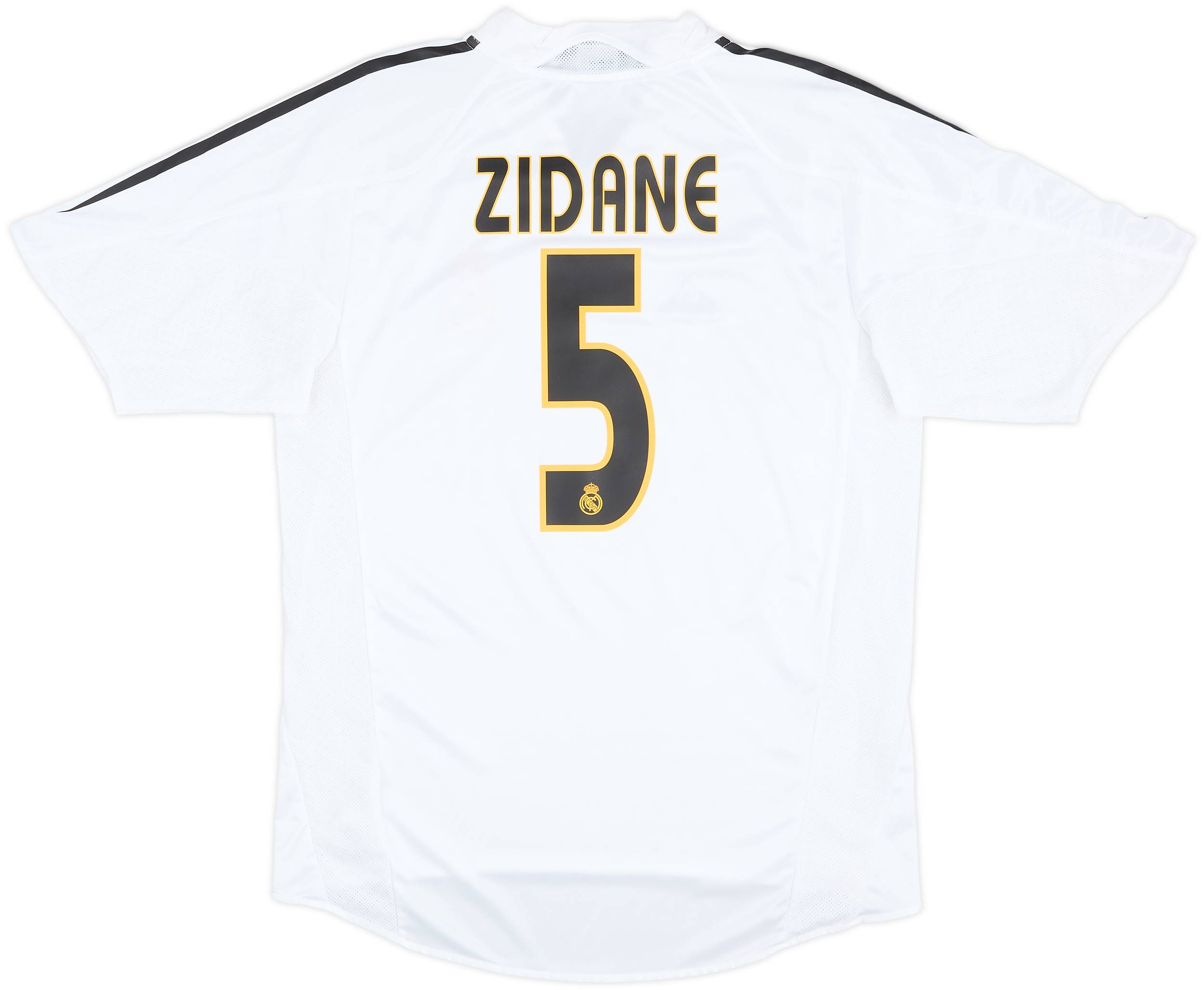 2004-05 Real Madrid Home Shirt Zidane #5 - 7/10 - (M)