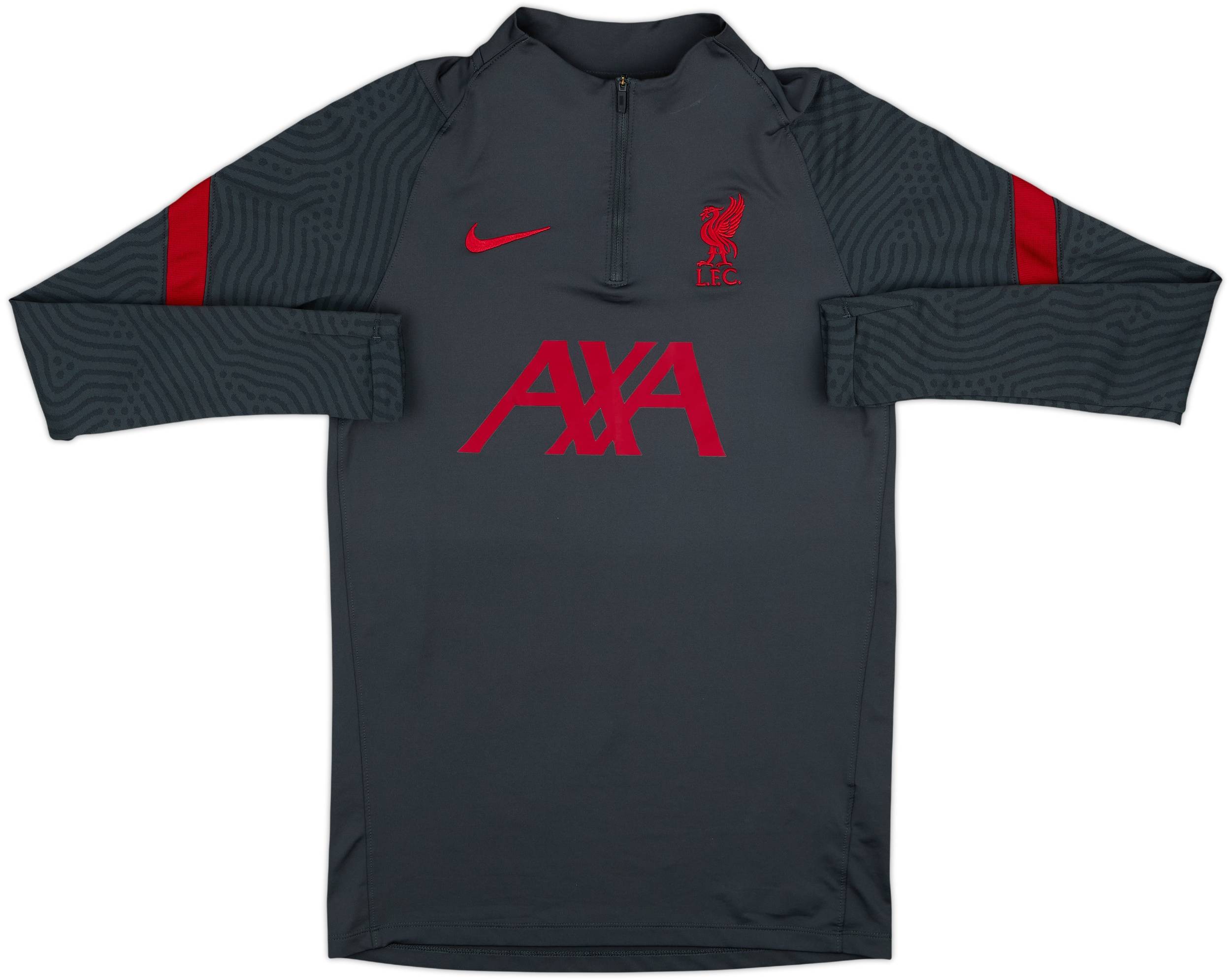 2020-21 Liverpool Nike 1/4 Zip Drill Top - 8/10 - (S)