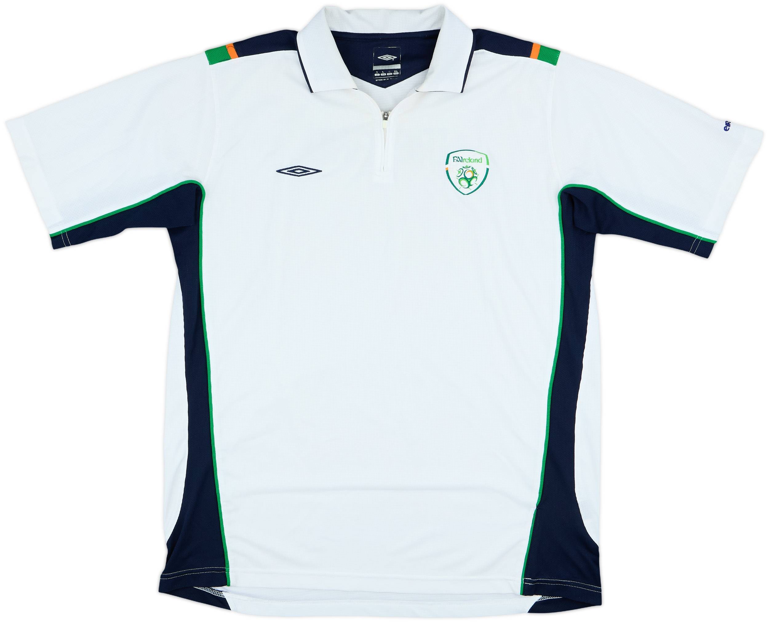 2004-06 Ireland Umbro 1/4 Zip Polo Shirt - 7/10 - (XL)