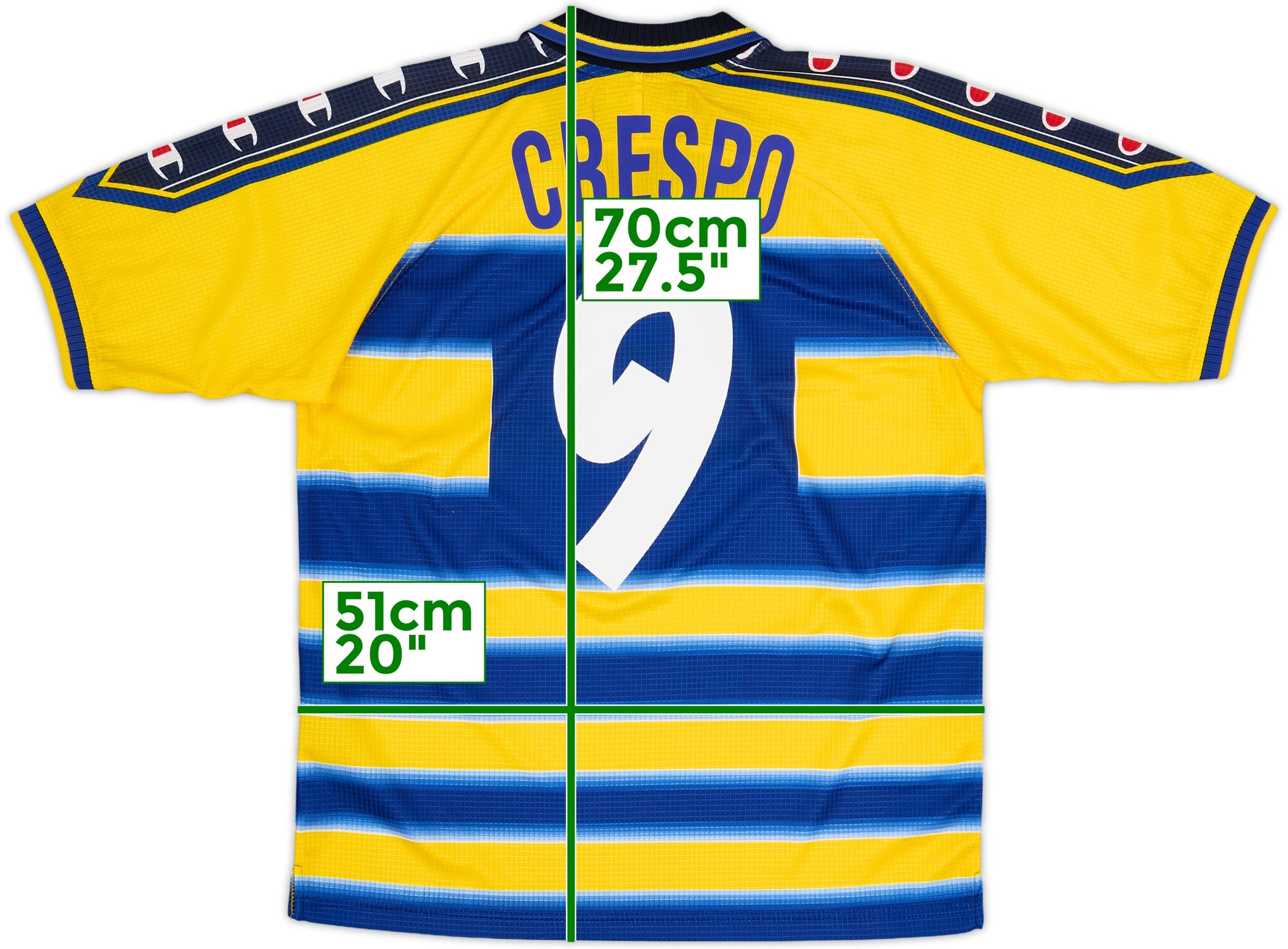 1999-00 Parma Home Shirt Crespo #9 - 8/10 - (S)