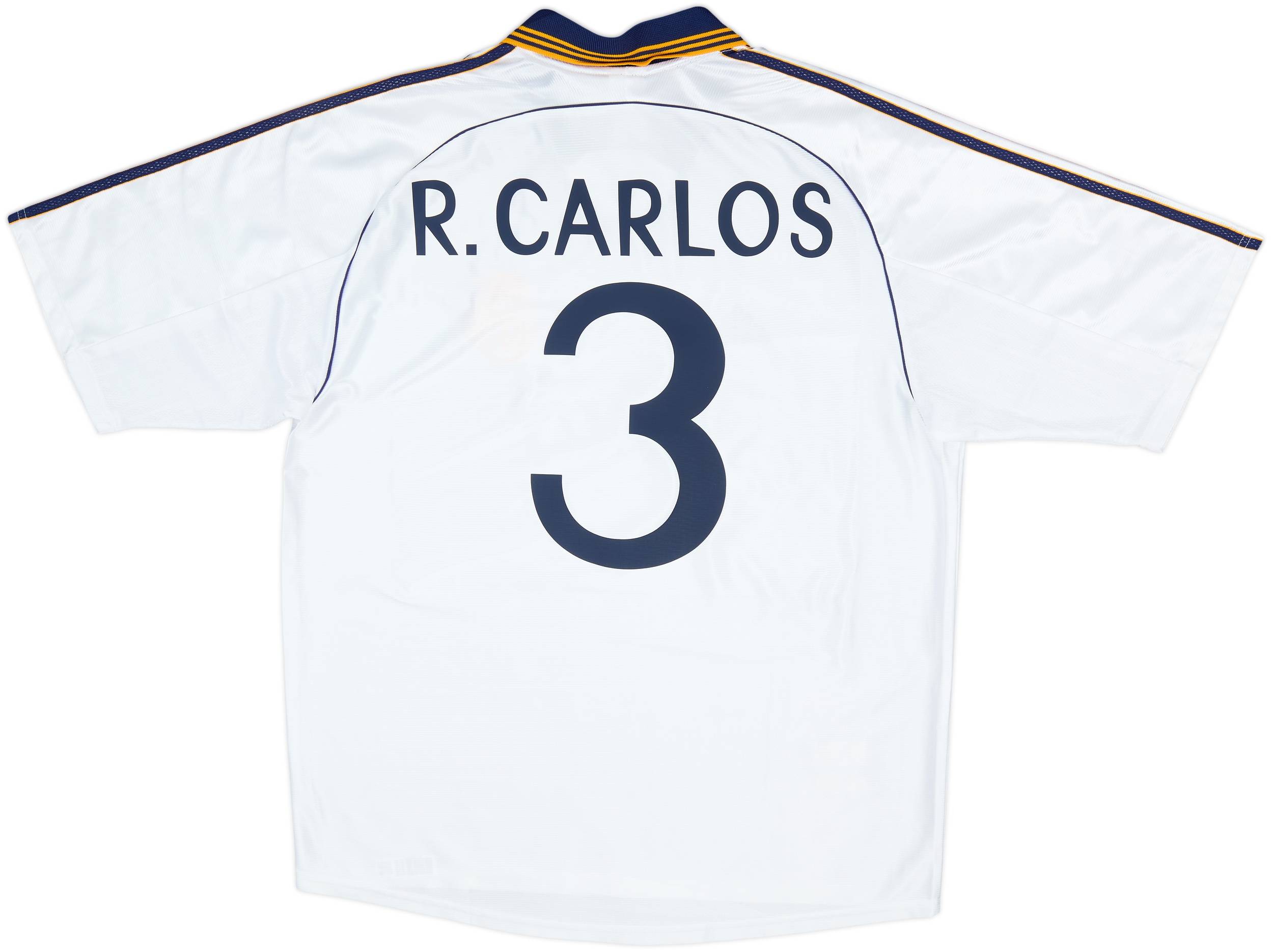 ロベルト カルロス ユニフォームReal Madrid R.CARLOS 3 1998-00 Real Madrid Home Shirt R.Carlos #3 - 8/10 - (L)