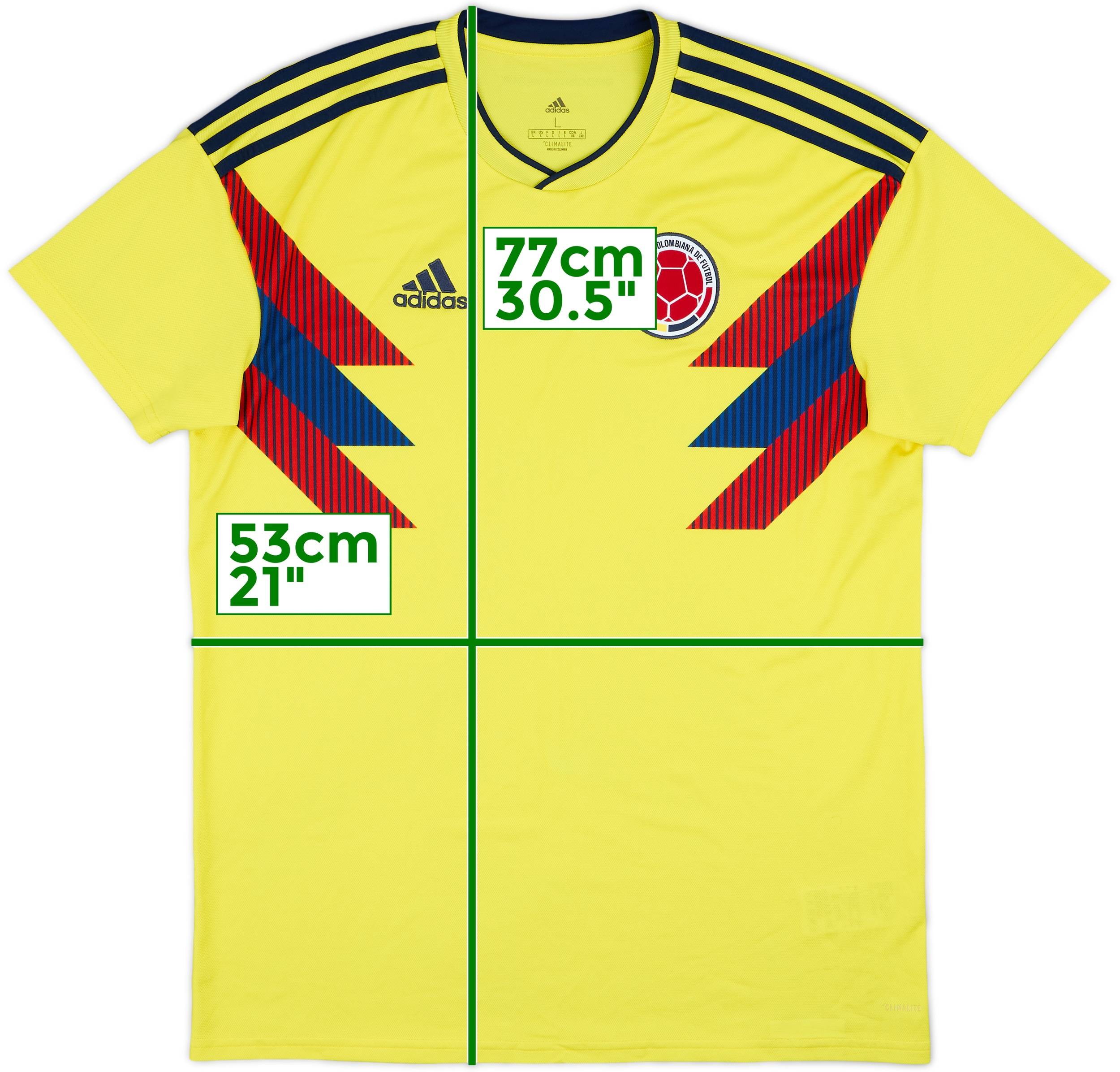 2018-19 Colombia Home Shirt - 8/10 - (L)