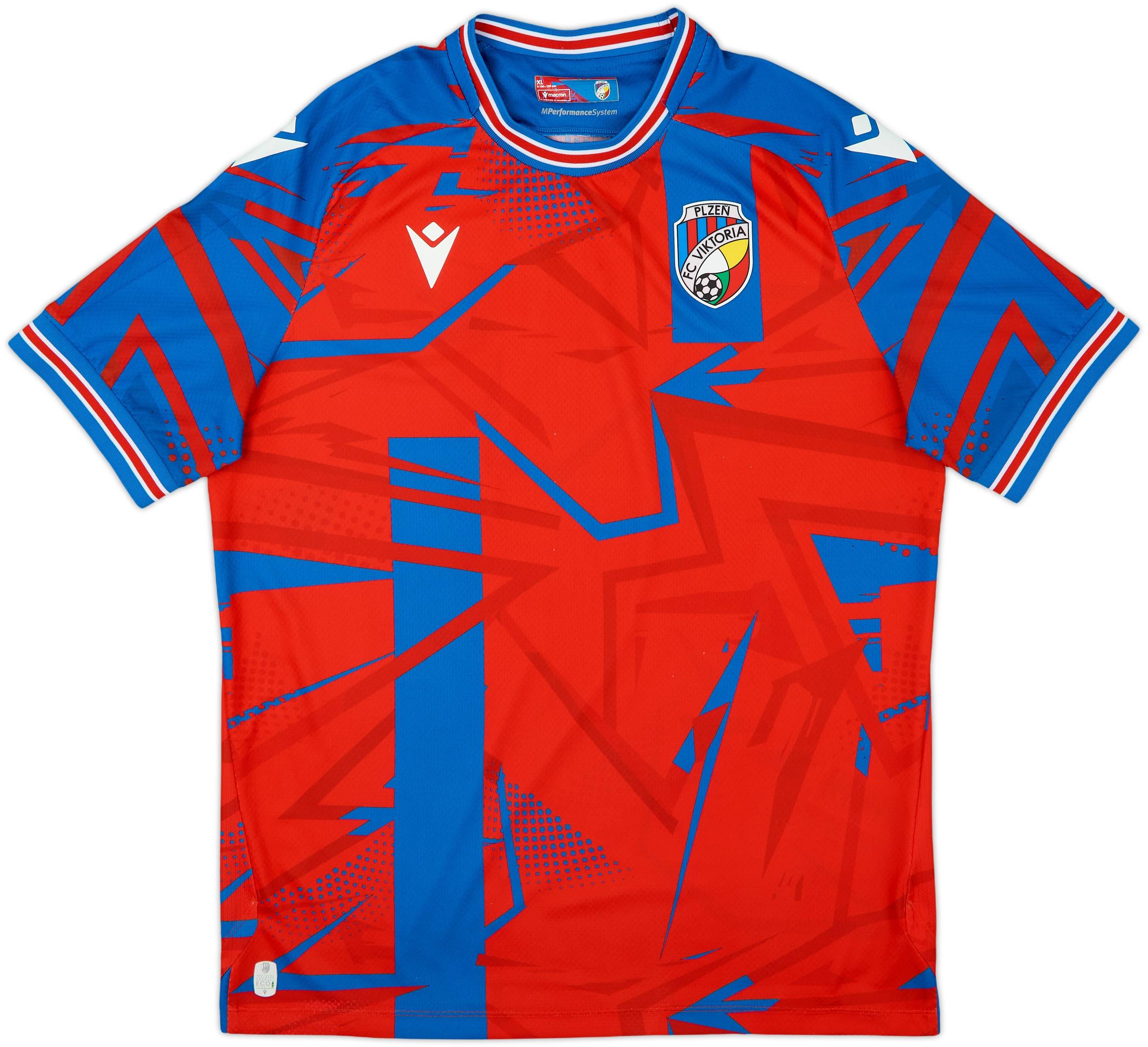 2024-25 Viktoria Plzen Home Shirt - 9/10 - (XL)