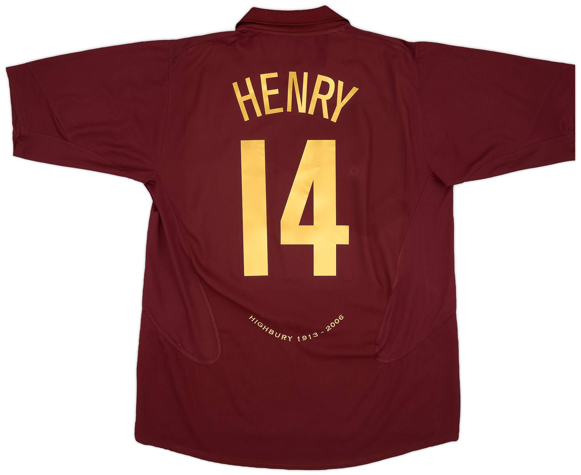 Arsenal 05/06 highbury ユニフォーム 14 2005-06 Arsenal Home Shirt Henry #14 - 8/10 - (XL)