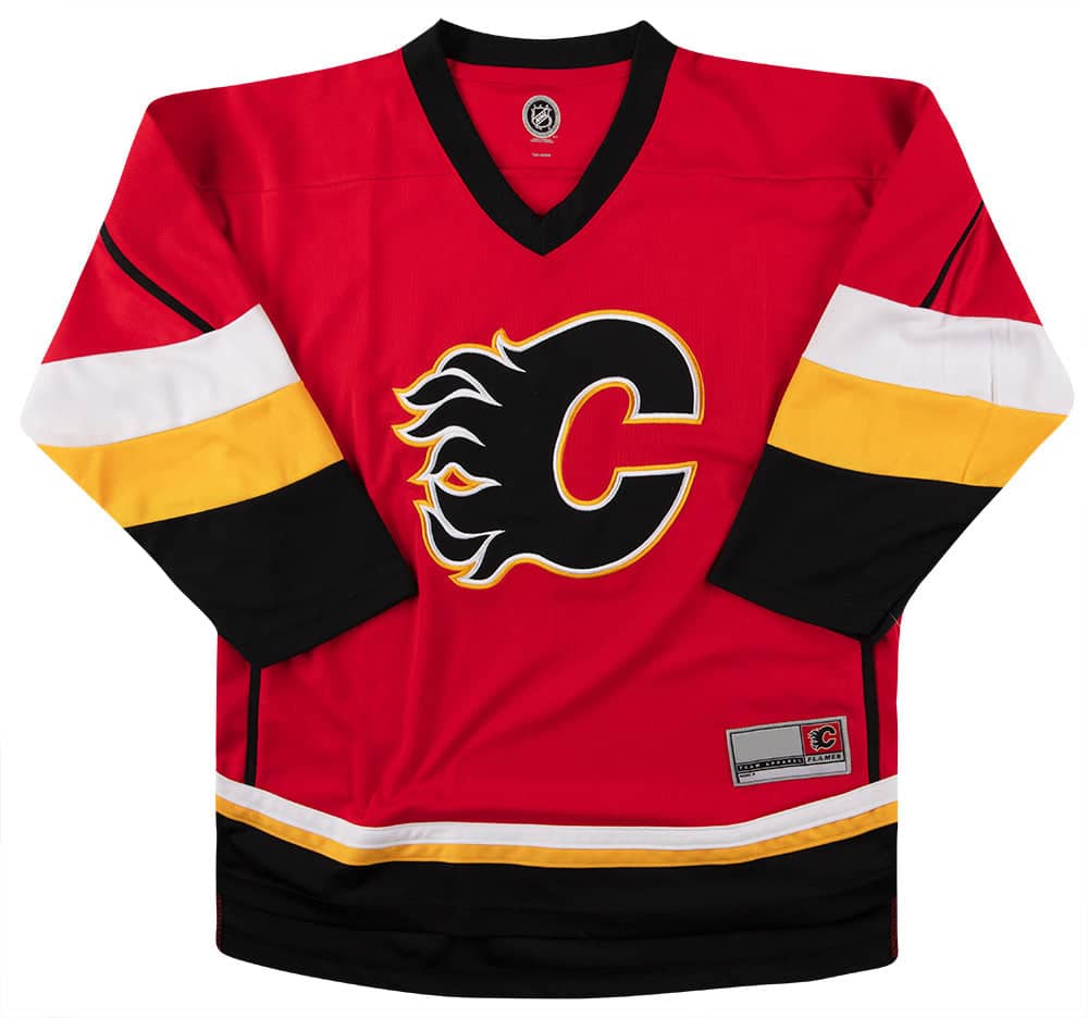 Calgary flames replica jersey shop