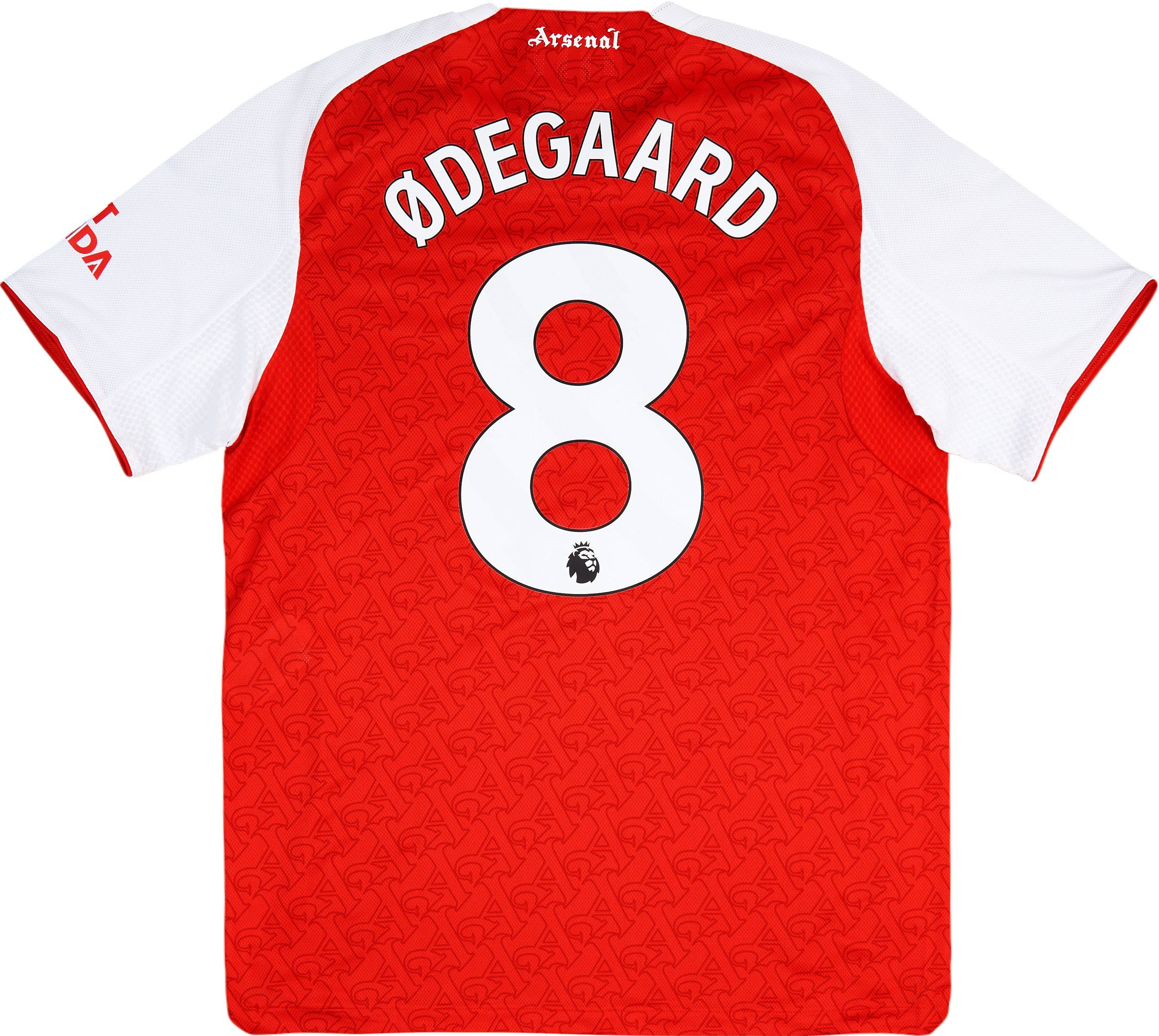 2025-26 Arsenal Authentic Home Shirt Odegaard #8