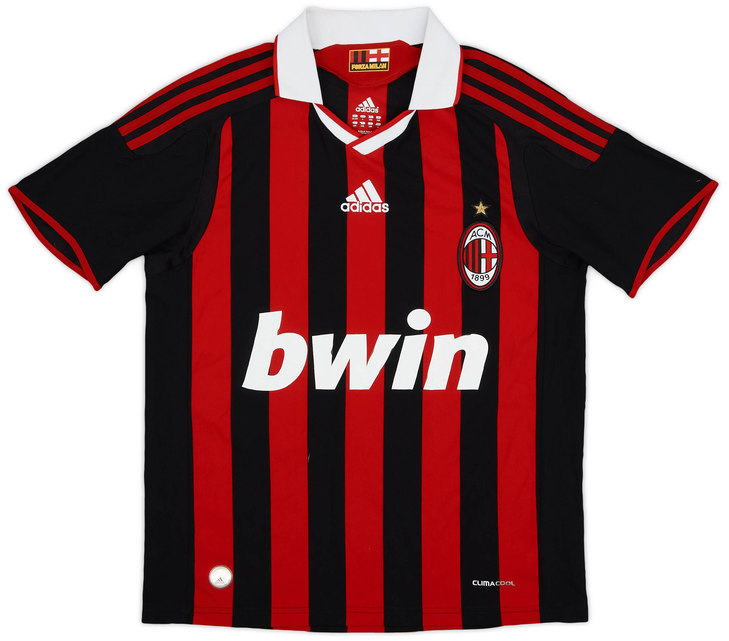 2009-10 AC Milan Home Shirt - 6/10 - (L.Boys)