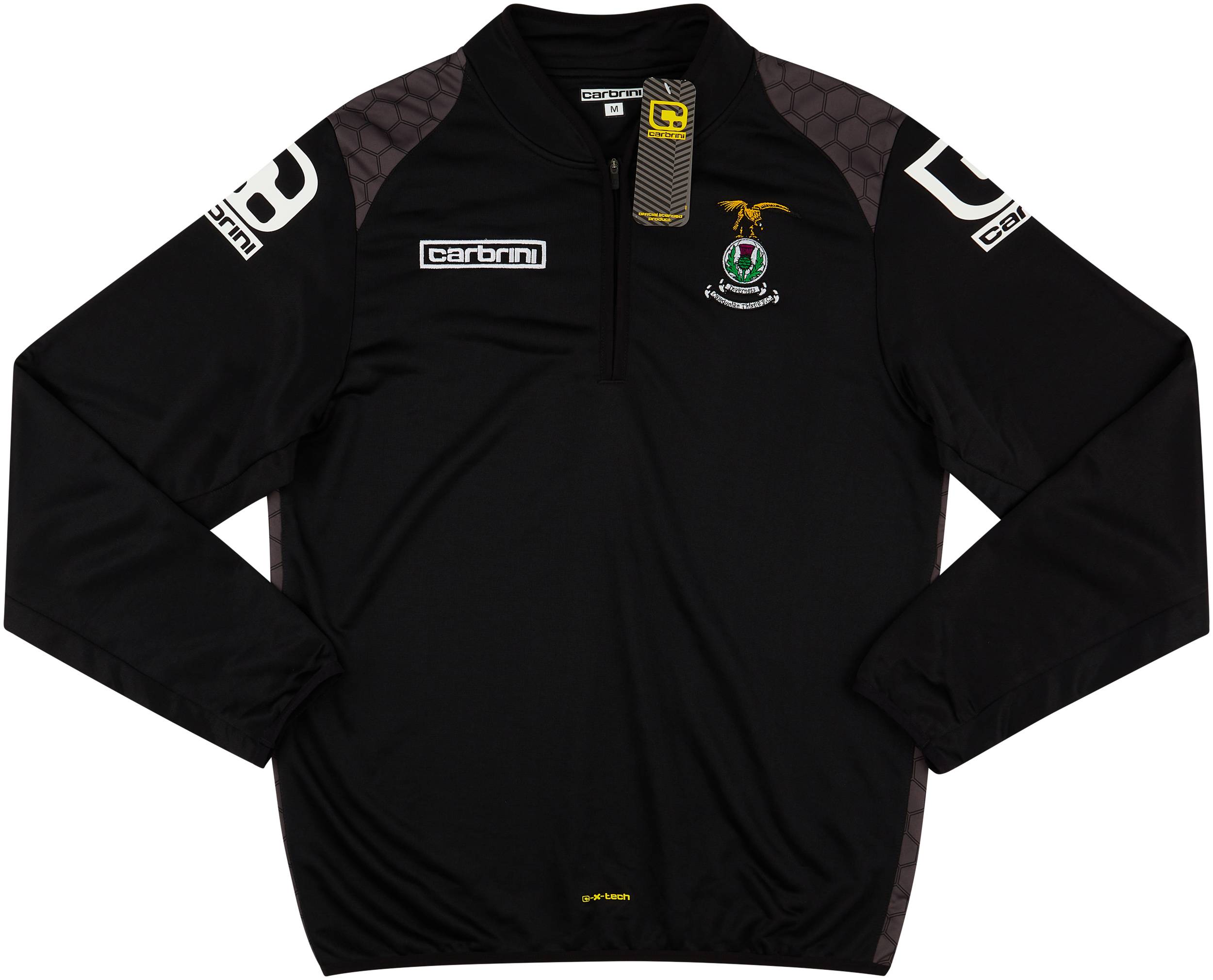 2015-16 Inverness Caledonian Thistle Carbrini 1/4 Zip Training Top (M)