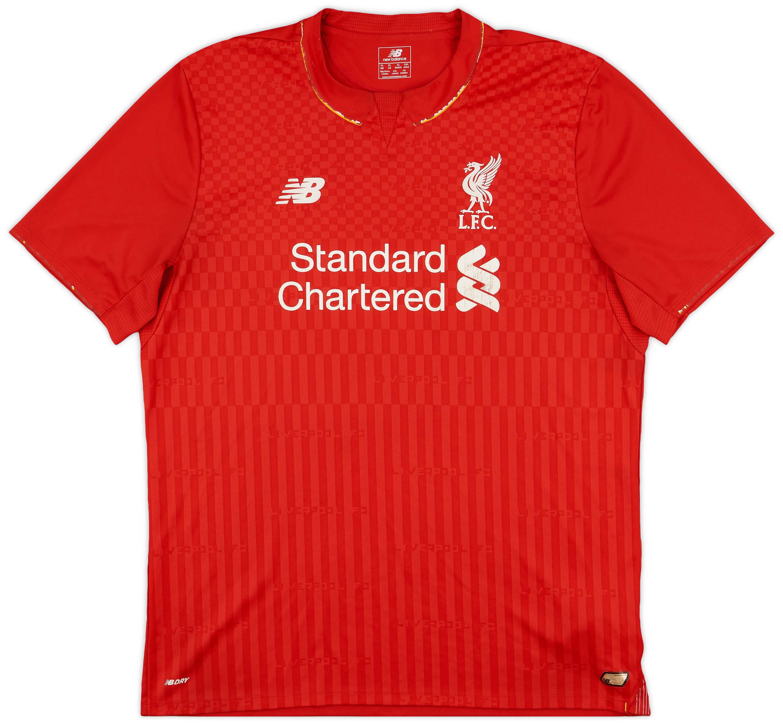 2015-16 Liverpool Home Shirt - 5/10 - (XL)
