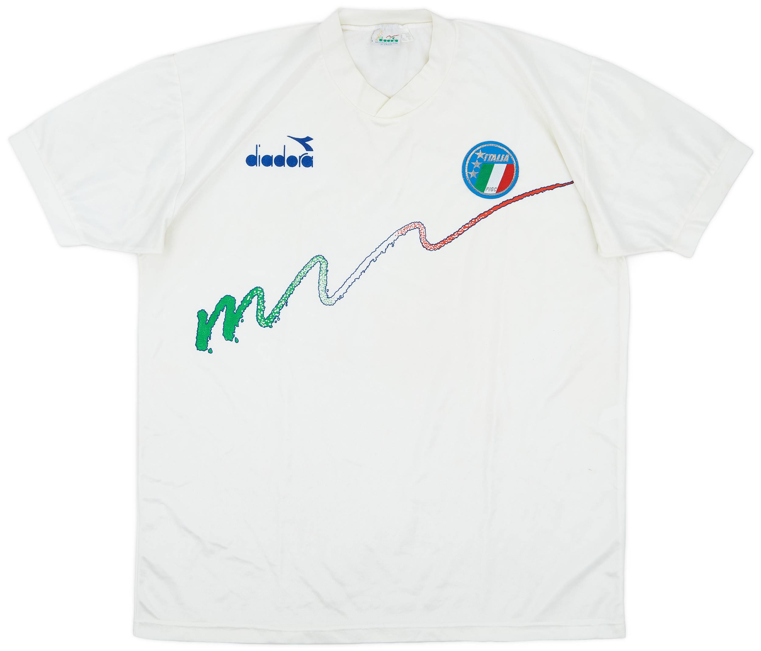 1990 Italy Diadora Training Shirt 7/10 (XL)