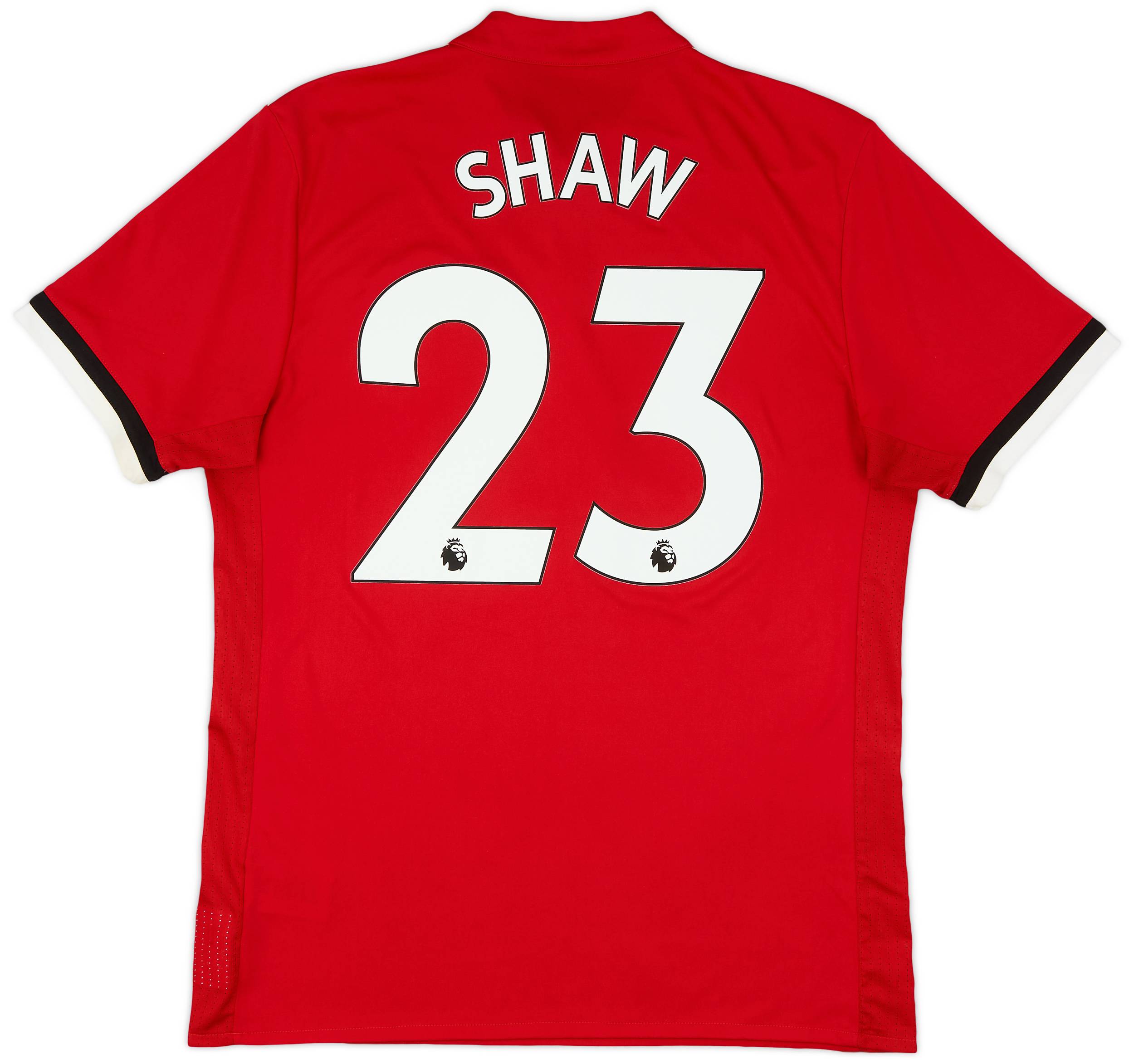 2017-18 Manchester United Home Shirt Shaw #23 - 9/10 - (M)