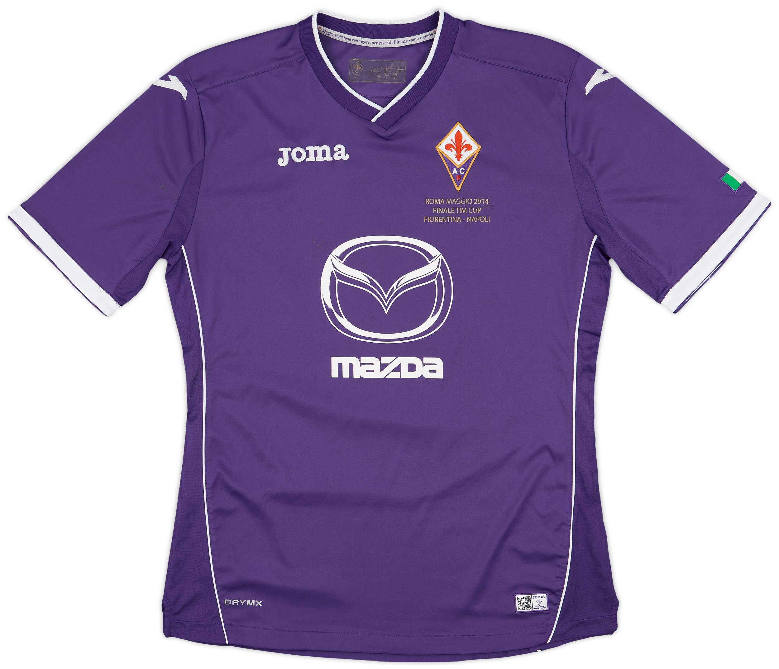 2014-15 Fiorentina Home Shirt #3 - 6/10 - (L)