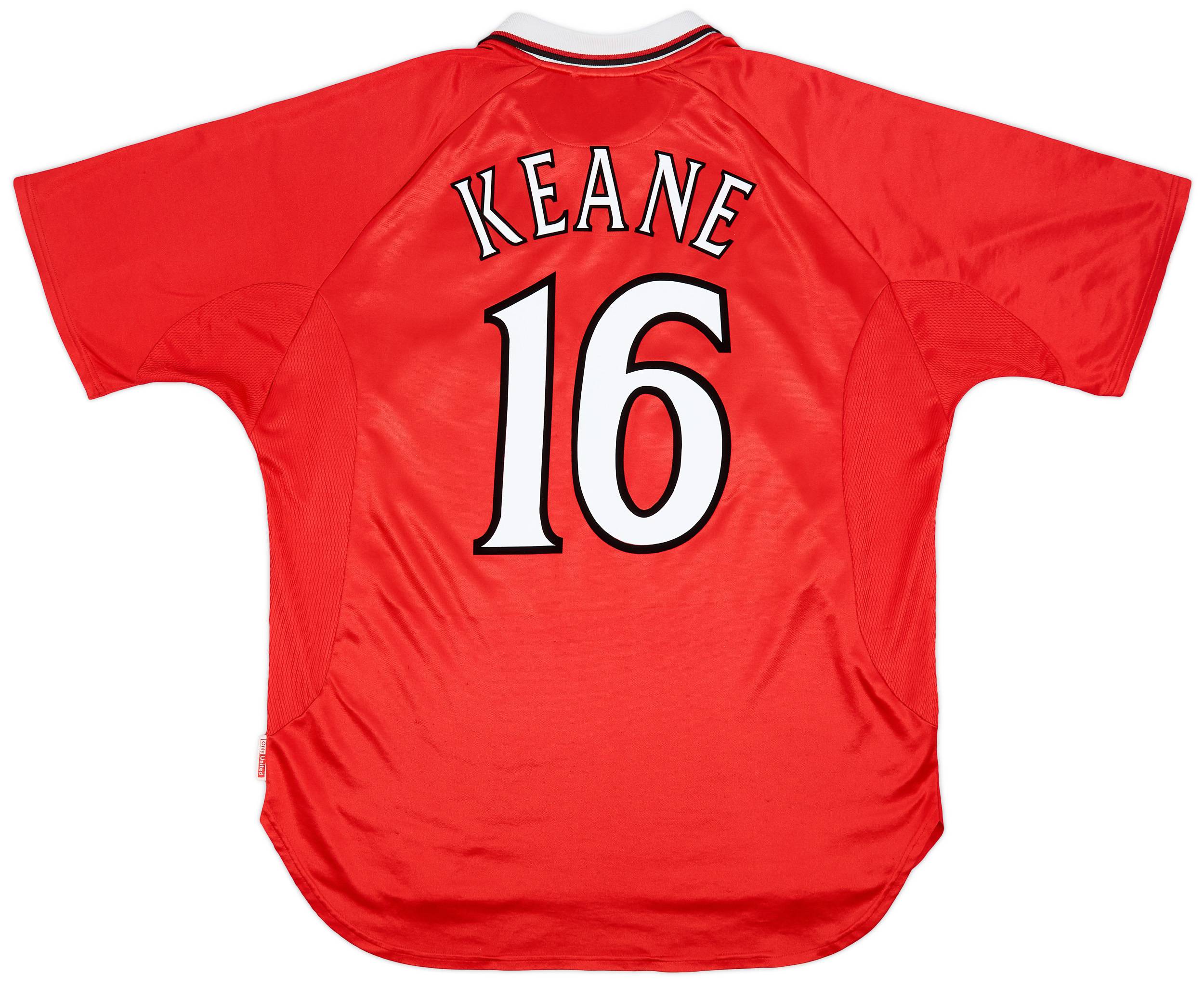 1999-00 Manchester United 'CL Winners' Shirt Keane #16 - 8/10 - (XXL)