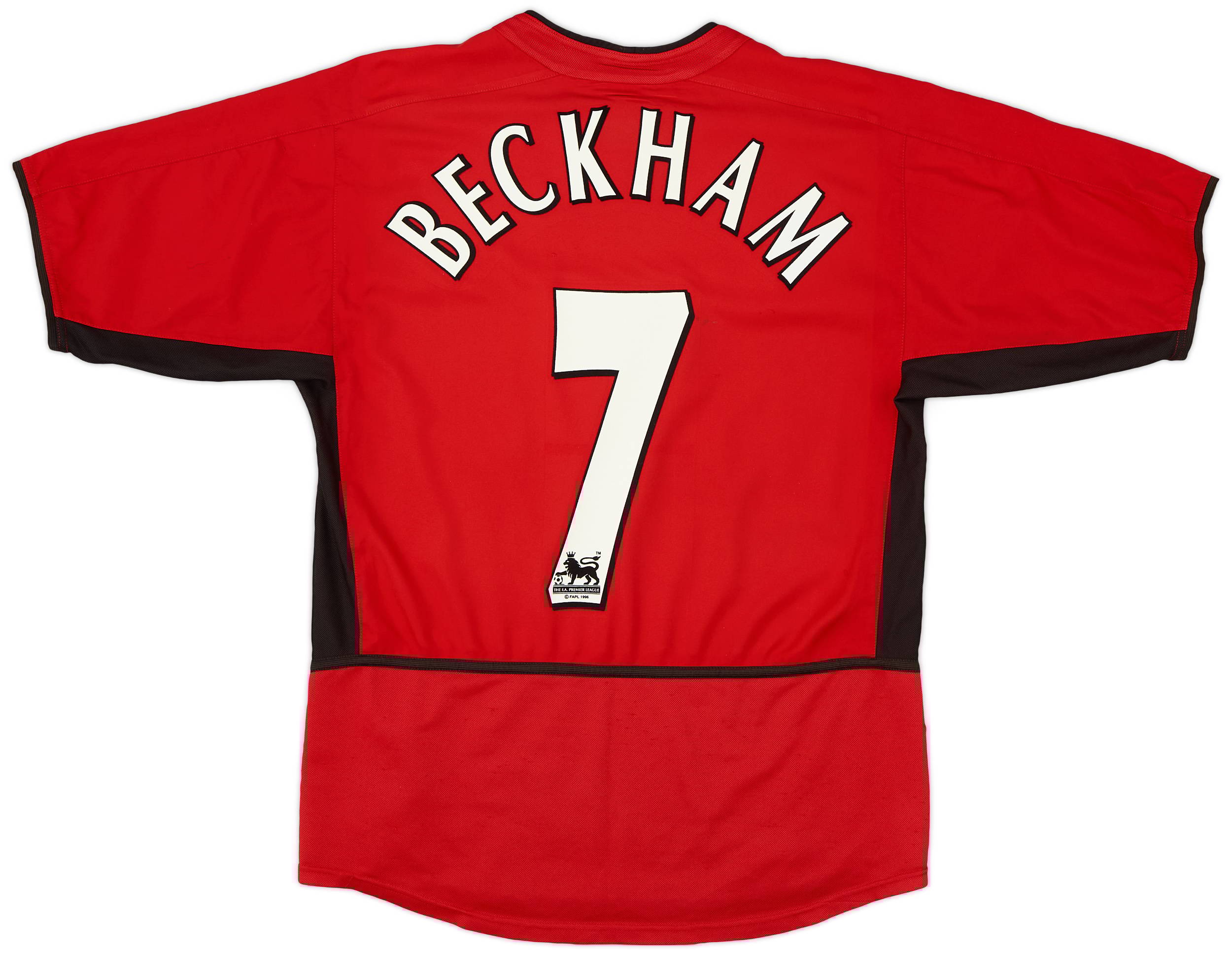 2002-04 Manchester United Home Shirt Beckham #7 - 7/10 - (S)