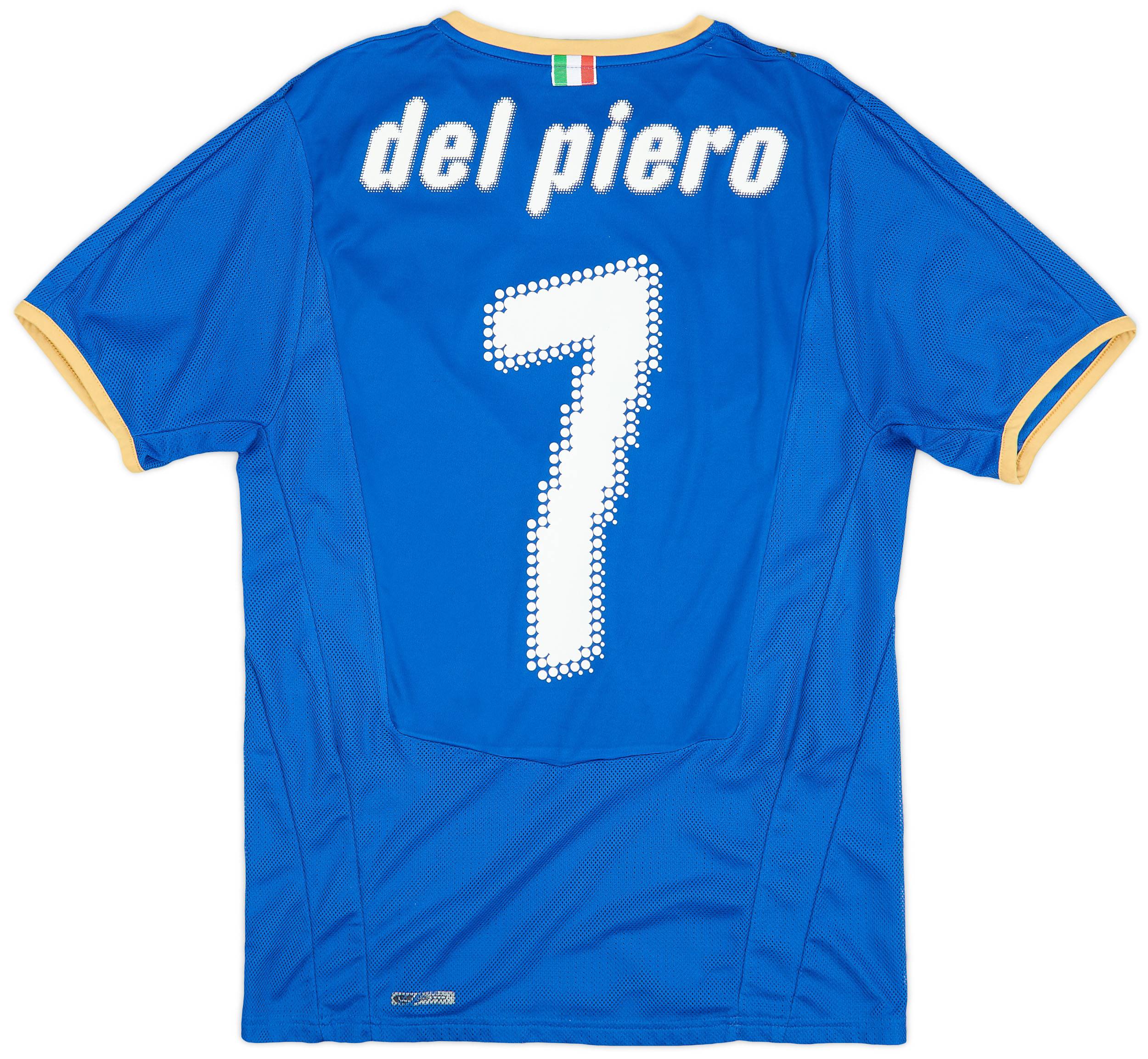 2007-08 Italy Home Shirt Del Piero #7 - 6/10 - (S)