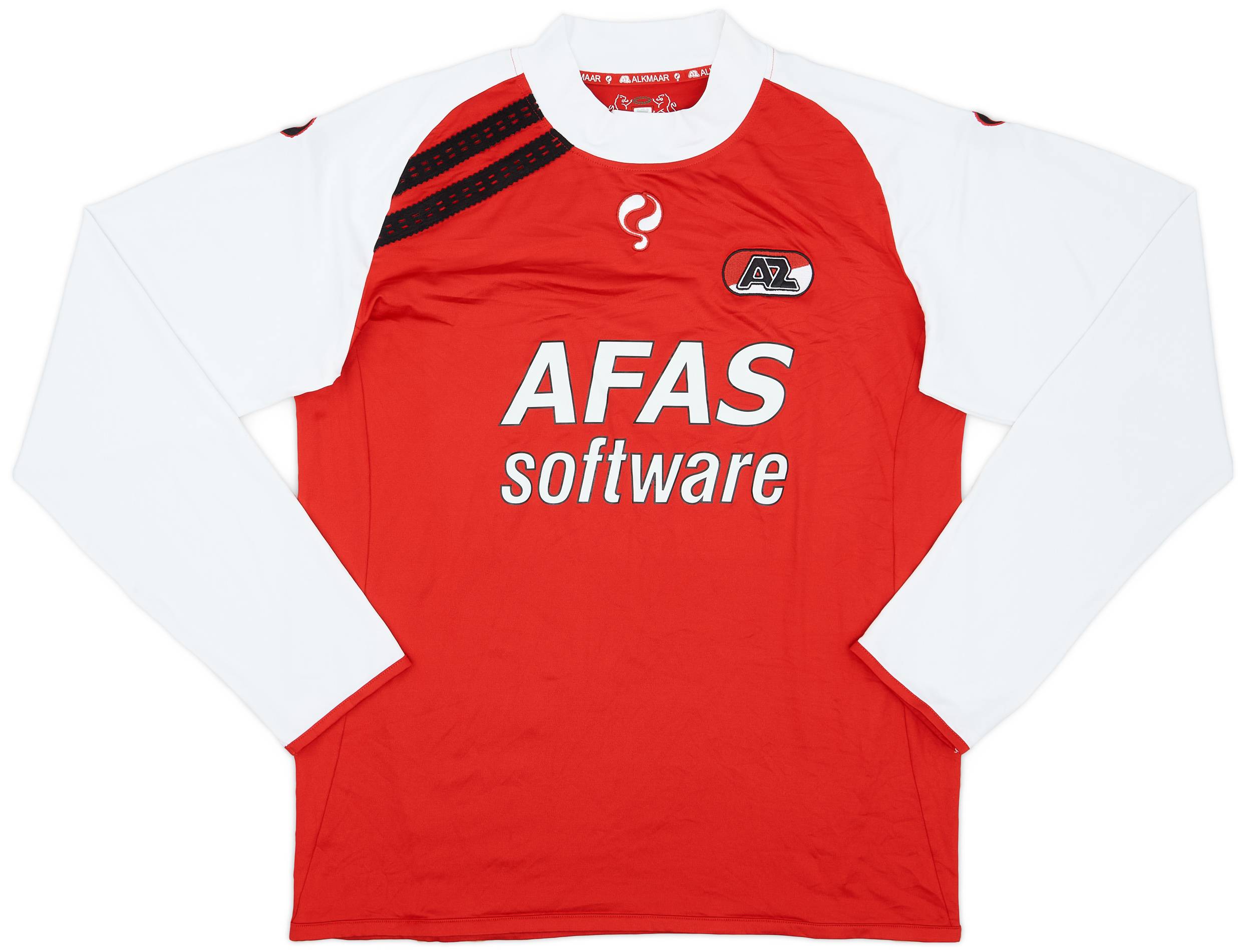 2010-11 AZ Alkmaar Home L/S Shirt - 10/10 - (XXL)