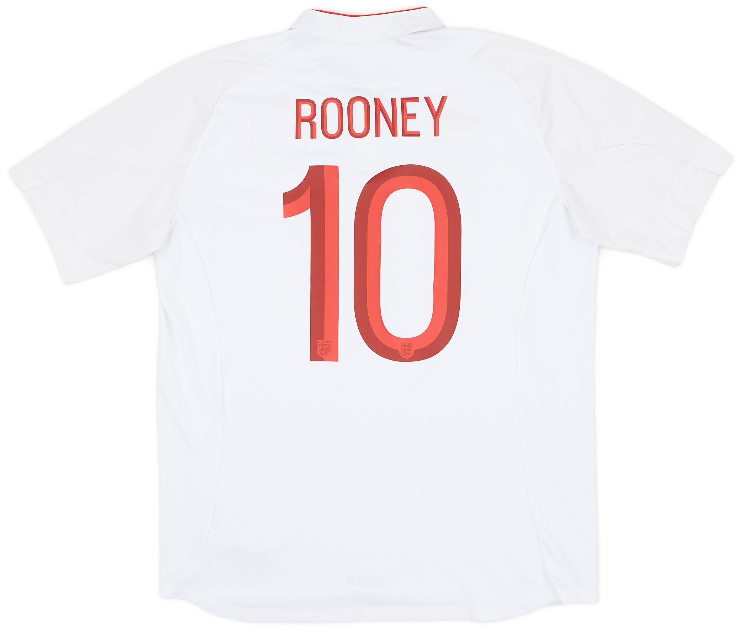 2012-13 England Home Shirt Rooney #10 - 9/10 - (XL)