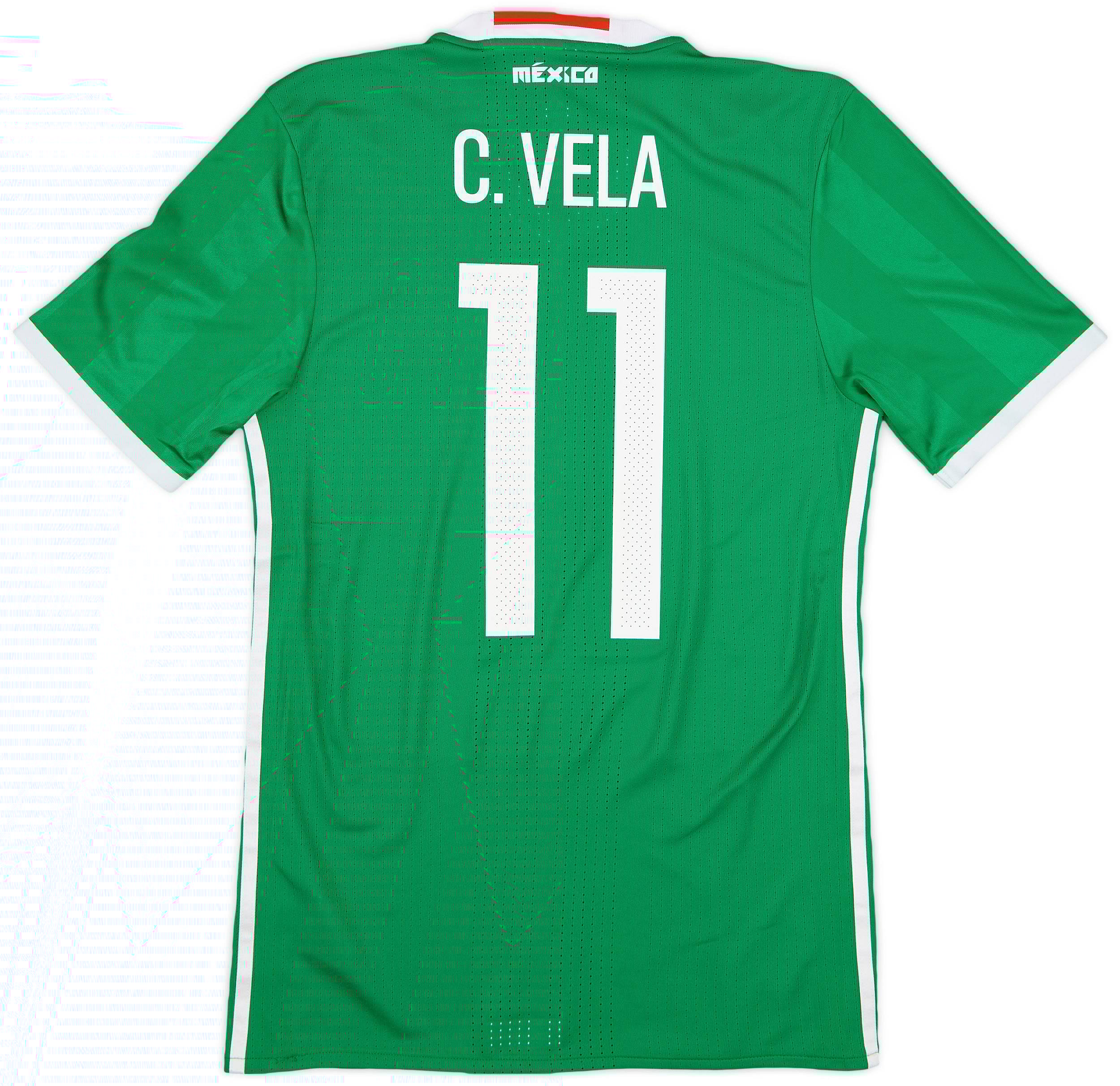 2016-17 Mexico Copa America Player Issue Home Shirt Vela #11 - 9/10 - (S)