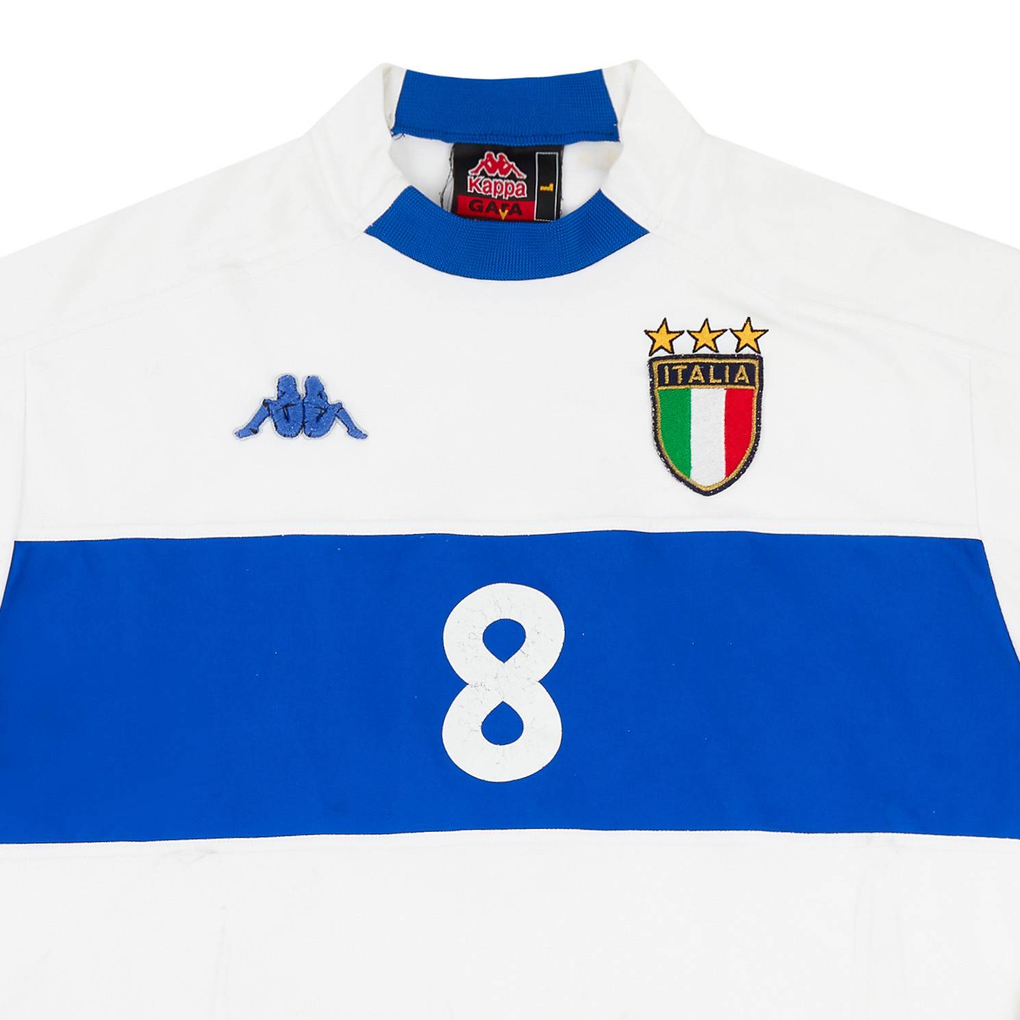 1998-99 Italy Match Issue Away L/S Shirt #8
