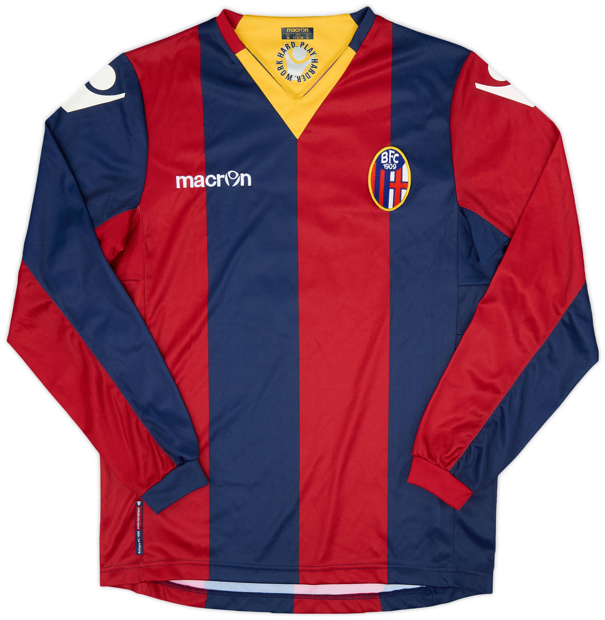 2011-12 Bologna Home L/S Shirt #5 - 8/10 - (M)