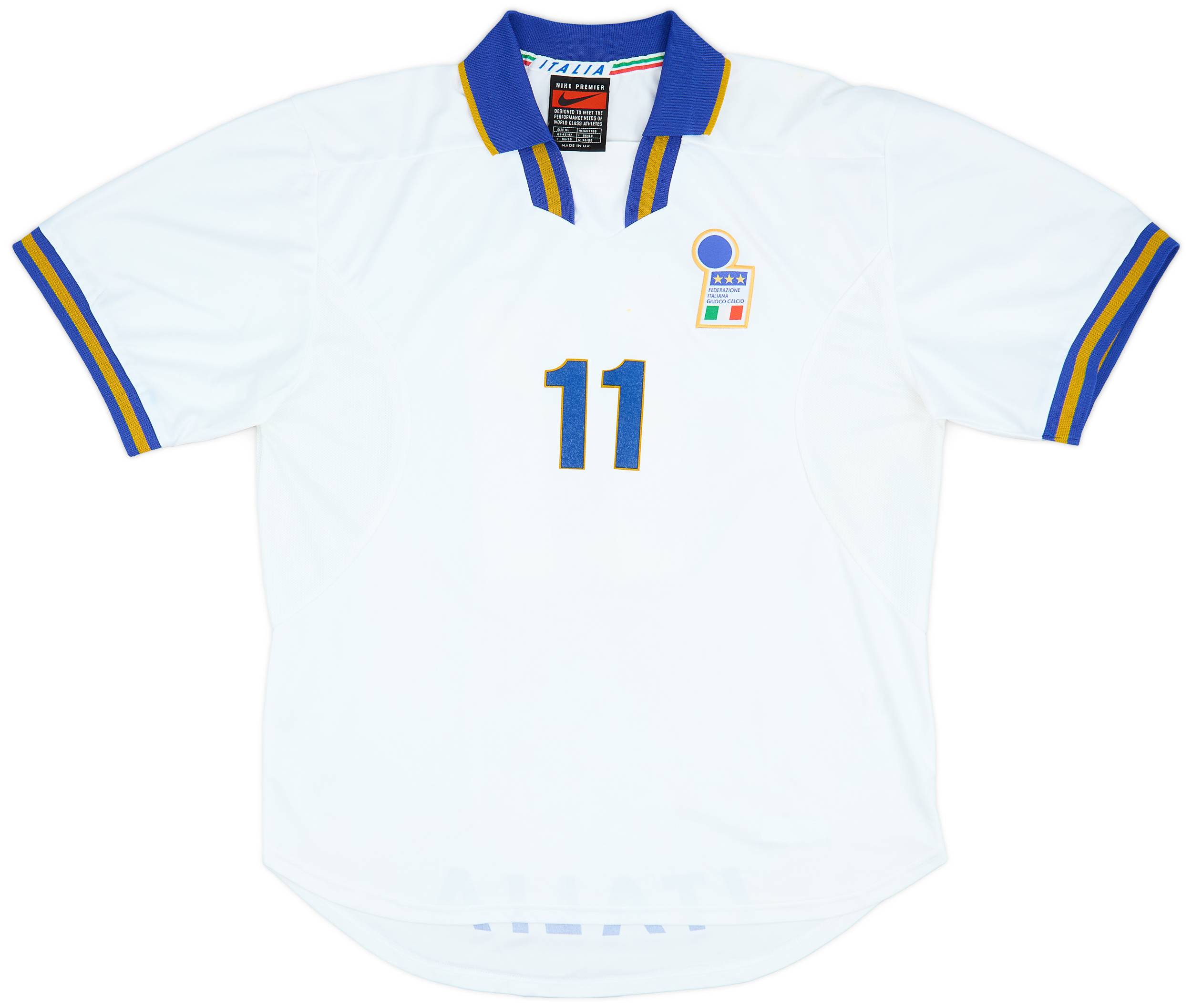 1996-97 Italy Player Issue Away Shirt #11 - 8/10 - (XL)
