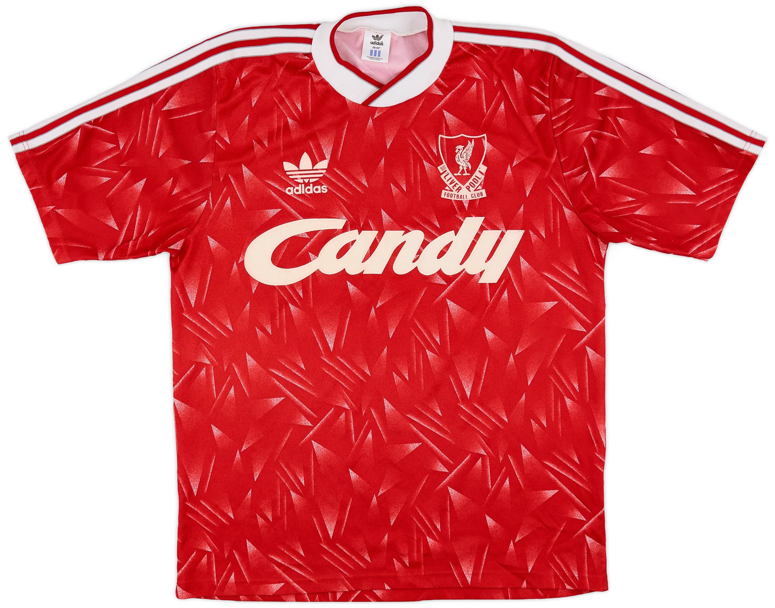 1989-91 Liverpool Home Shirt - 6/10 - (M)