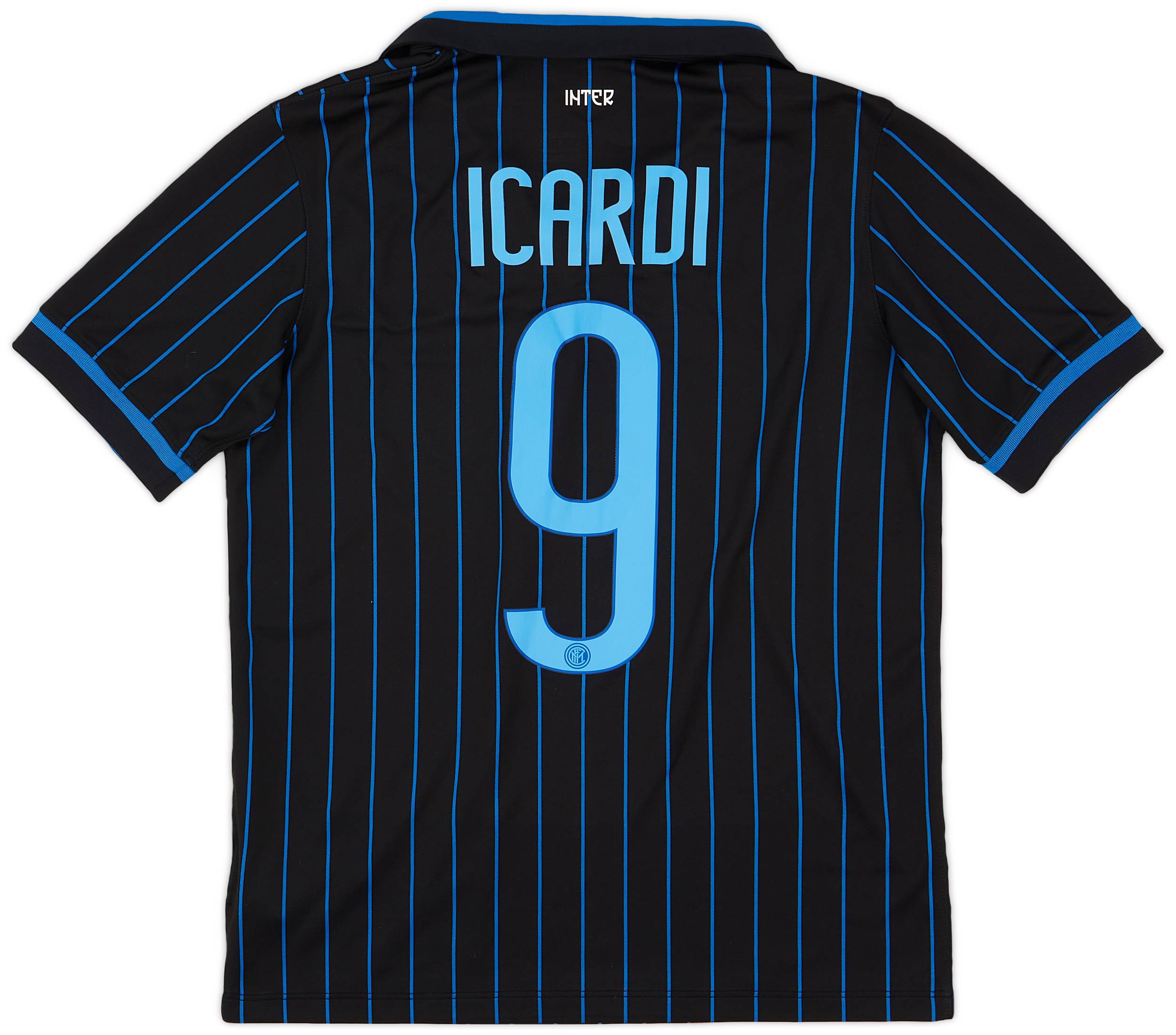 2014-15 Inter Milan Home Shirt Icardi #9 - 9/10 - (XL.Boys)
