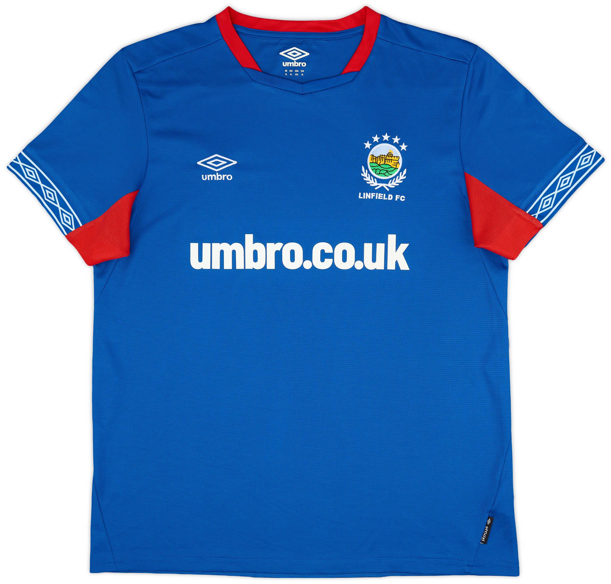 2019-20 Linfield Home Shirt - 8/10 - (XL)