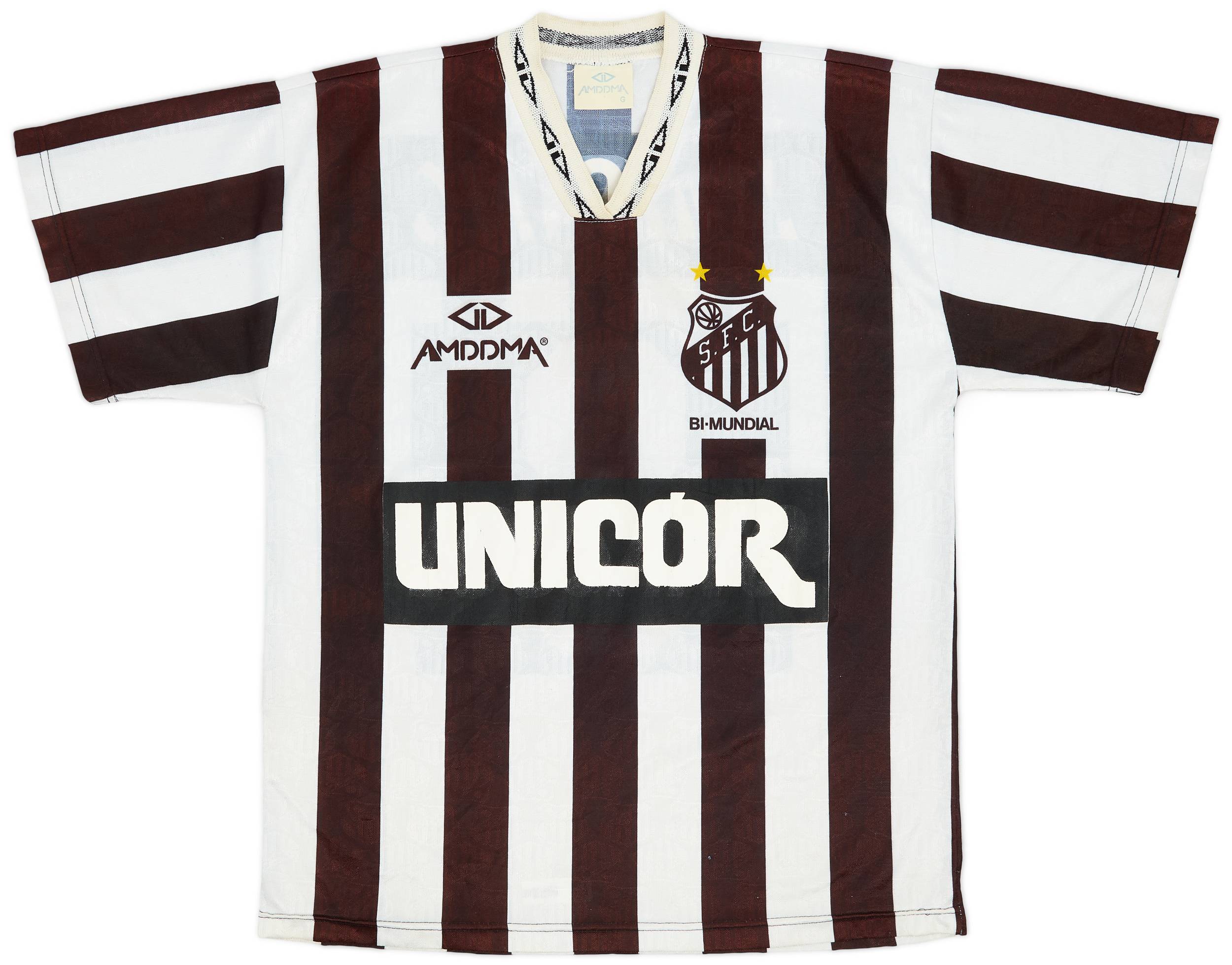 1995 Santos Away Shirt #8 - 7/10 - (L)