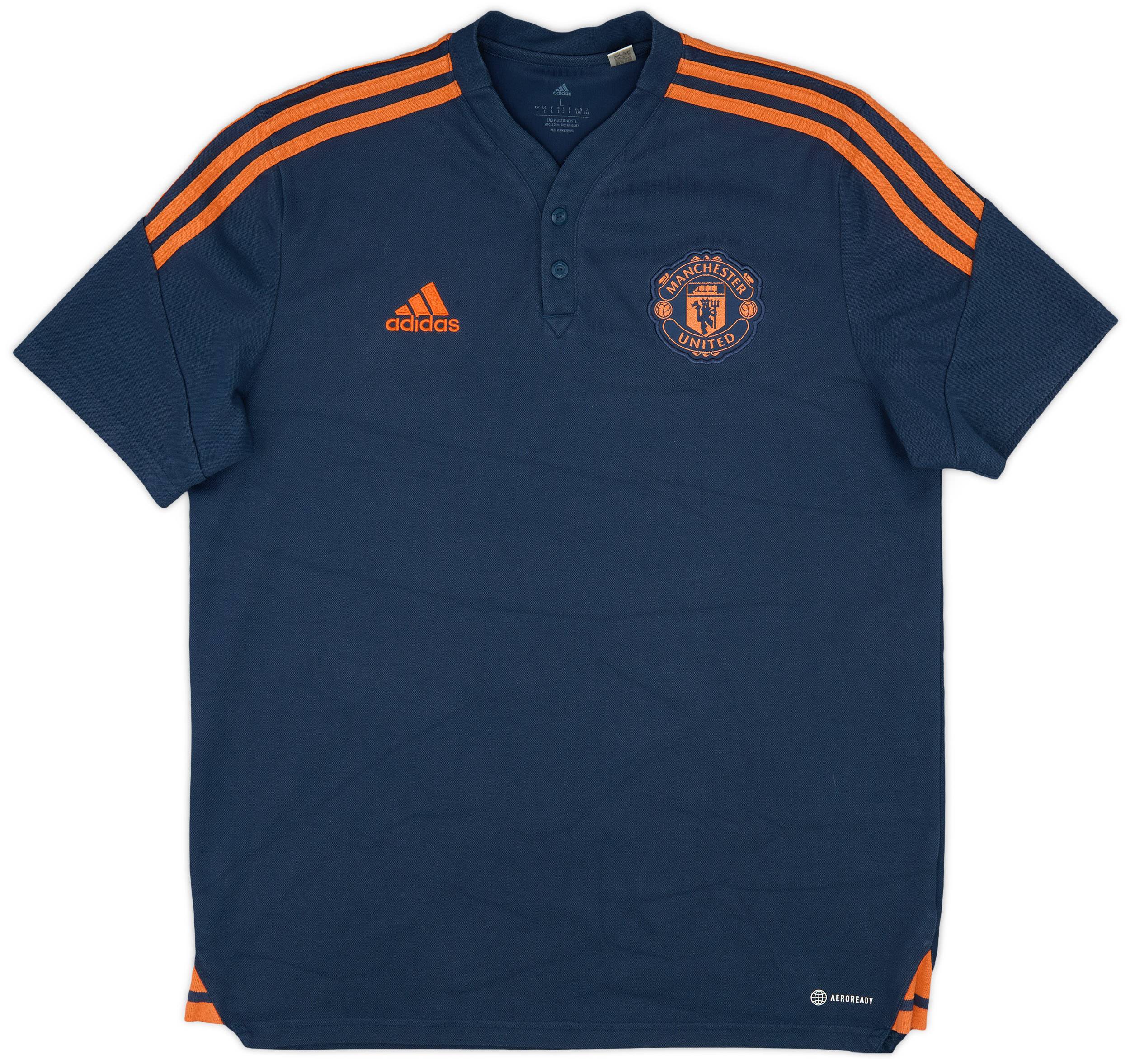 2022-23 Manchester United adidas Polo Shirt - 8/10 - (L)