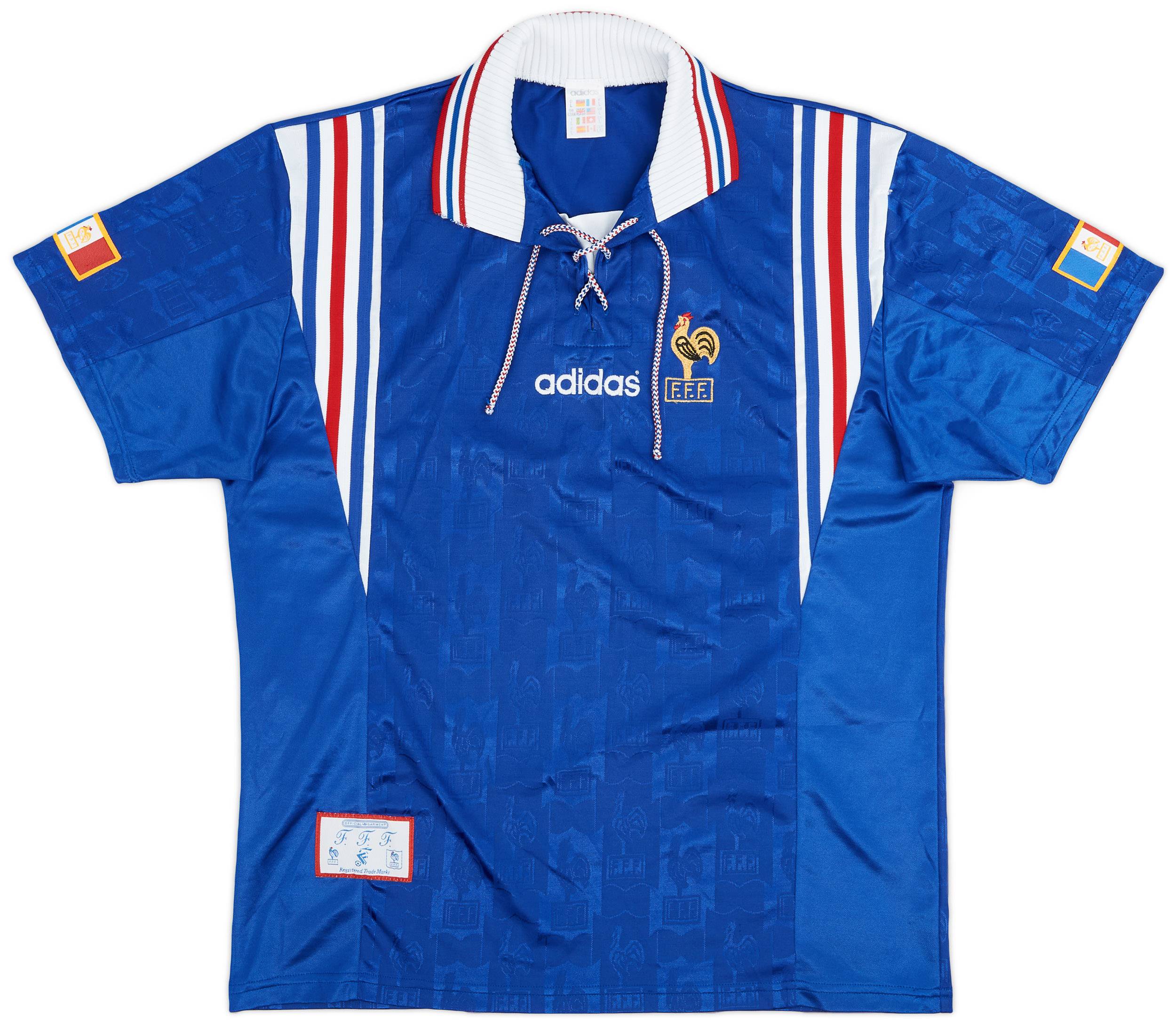 1996-98 France Home Shirt - 9/10 - (L)