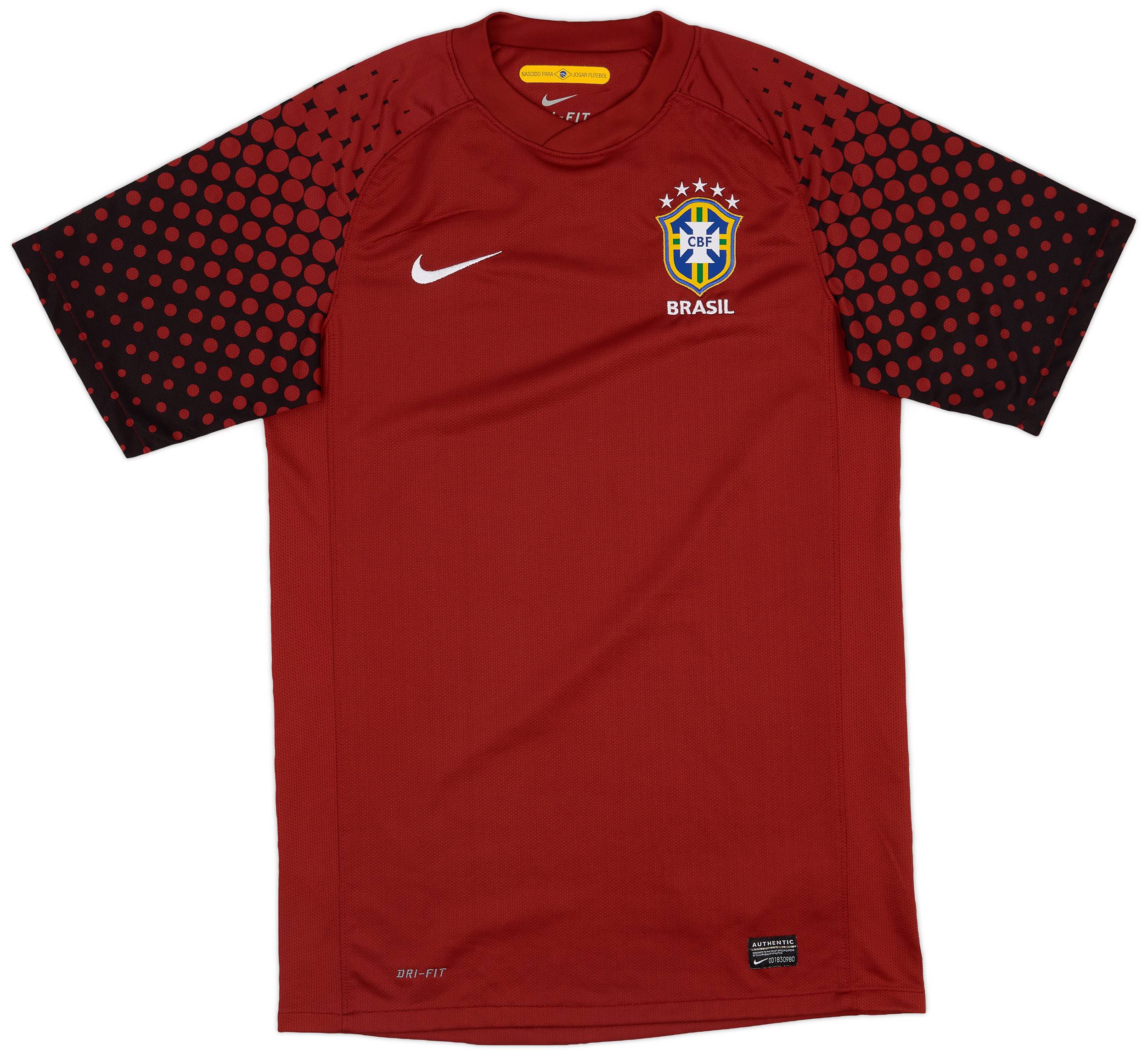 2010-11 Brazil S/S GK Shirt - 8/10 - (S)